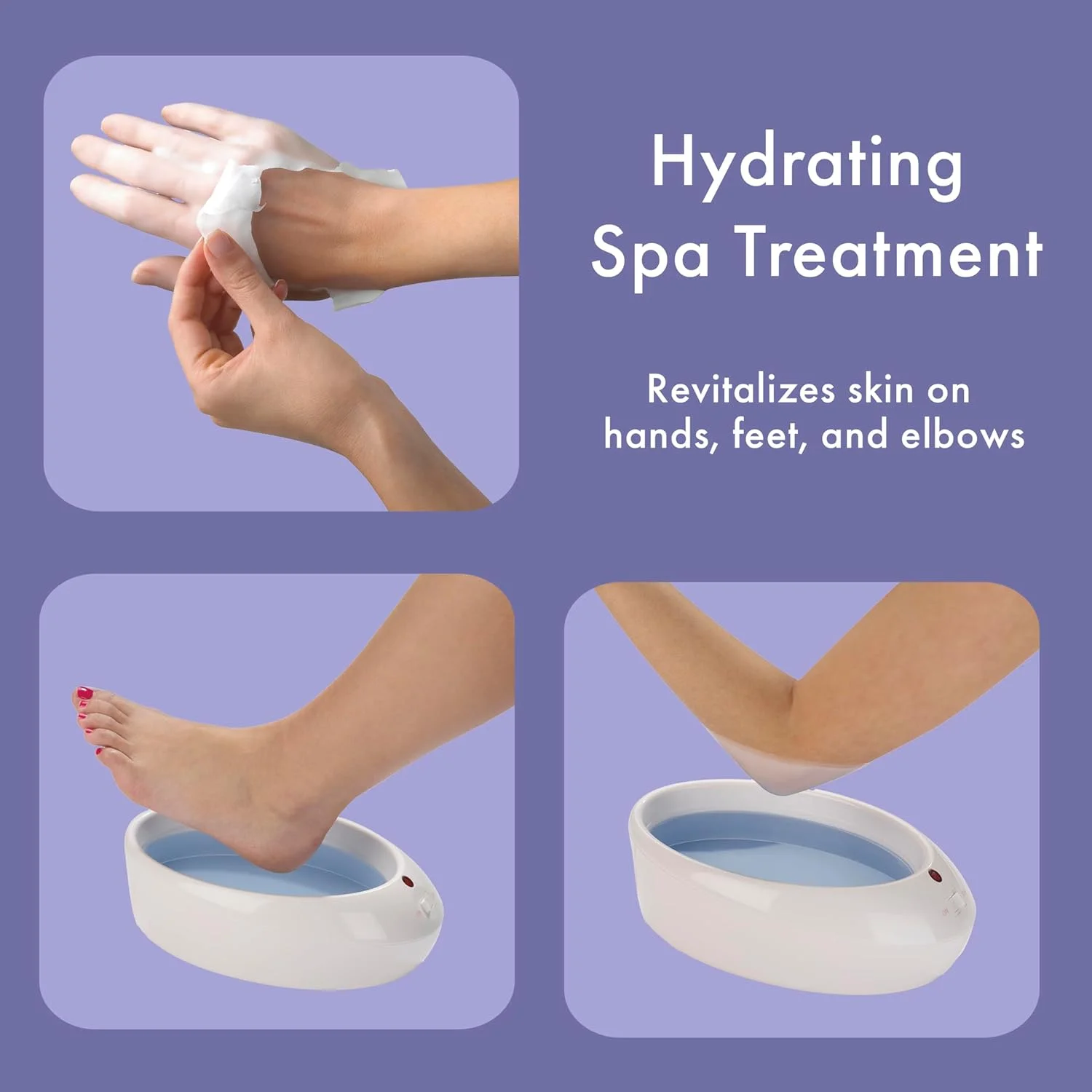 دستگاه پارافین تراپی مرطوب کننده Conair True Glow به همراه 450 گرم پارافین، صورتی