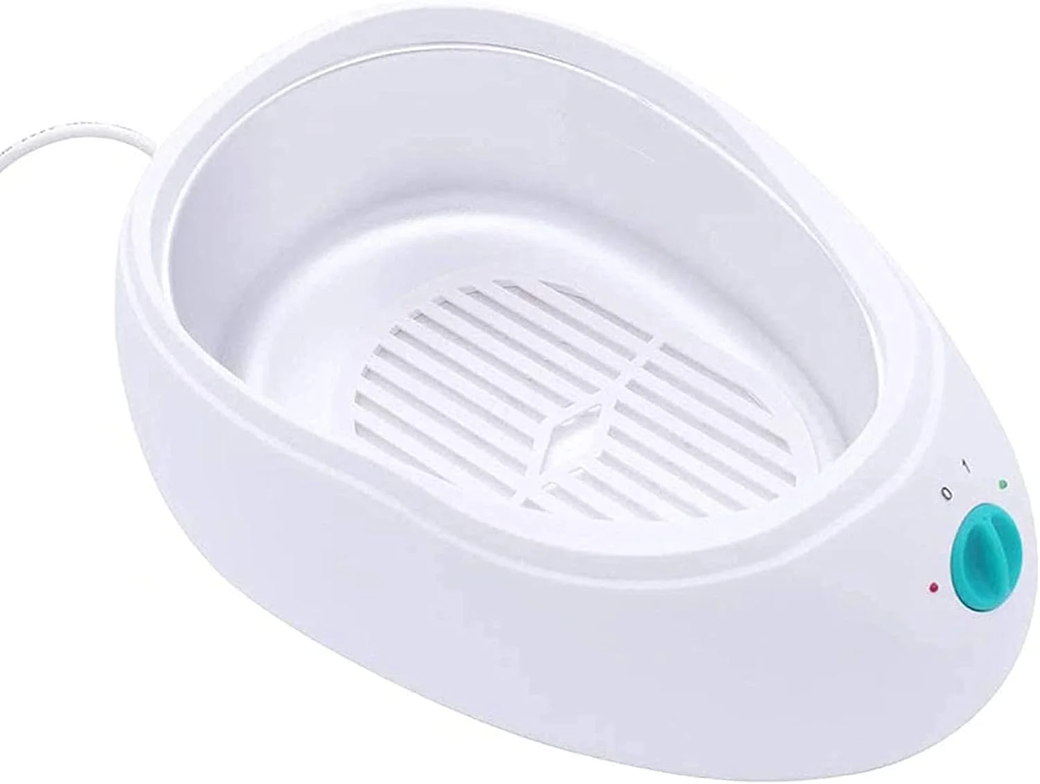 دستگاه گرم کننده موم پارافین EXOTC، دستگاه موم پارافین برای دست و پا، دستگاه درمان با موم، با کنترل ایمنی دمای قابل تنظیم، حمام پارافین دست و پا (رنگ: آبی)