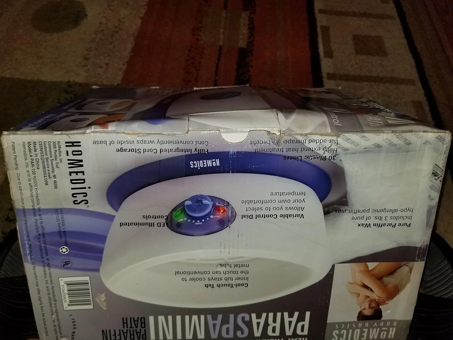 حمام پارافین تراپی خانگی Homedics ParaSpaMini PAR-100