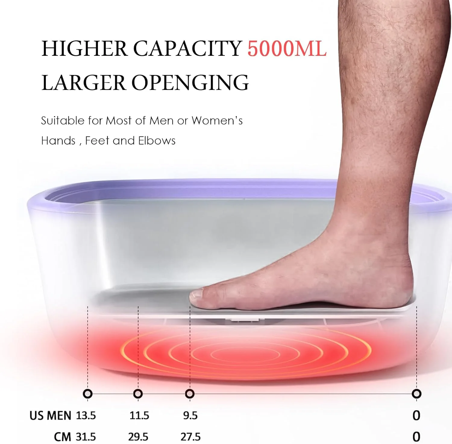 دستگاه پارافین تراپی دست و پا - دستگاه گرم کننده پارافین 4000 میلی لیتری ارتقا یافته، کیت مرطوب کننده با قابلیت تنظیم زمان و گرم نگه داشتن، دستگاه پارافین دست برای تسکین درد آرتریت