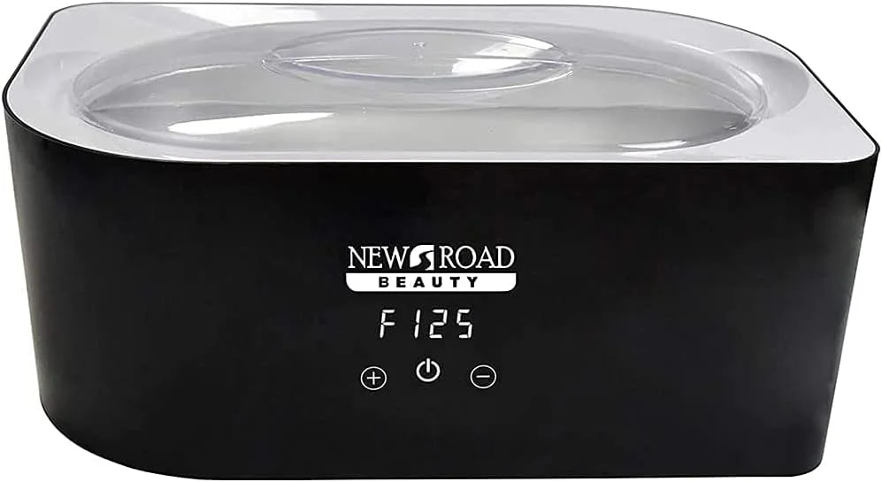 مجموعه موم پارافین برای دست و پا، حمام پارافین با گرمایش سریع و صفحه لمسی، دستکش و پاپوش حوله ای آبی، 4 بسته موم پارافین نارگیل برای آرتروز