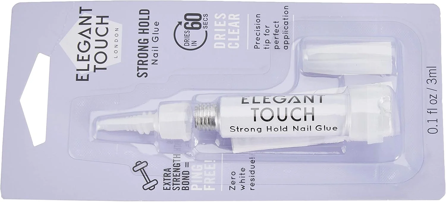 چسب ناخن با قدرت چسبندگی بالا Elegant Touch، ابزار مراقبت از ناخن 3 گرمی