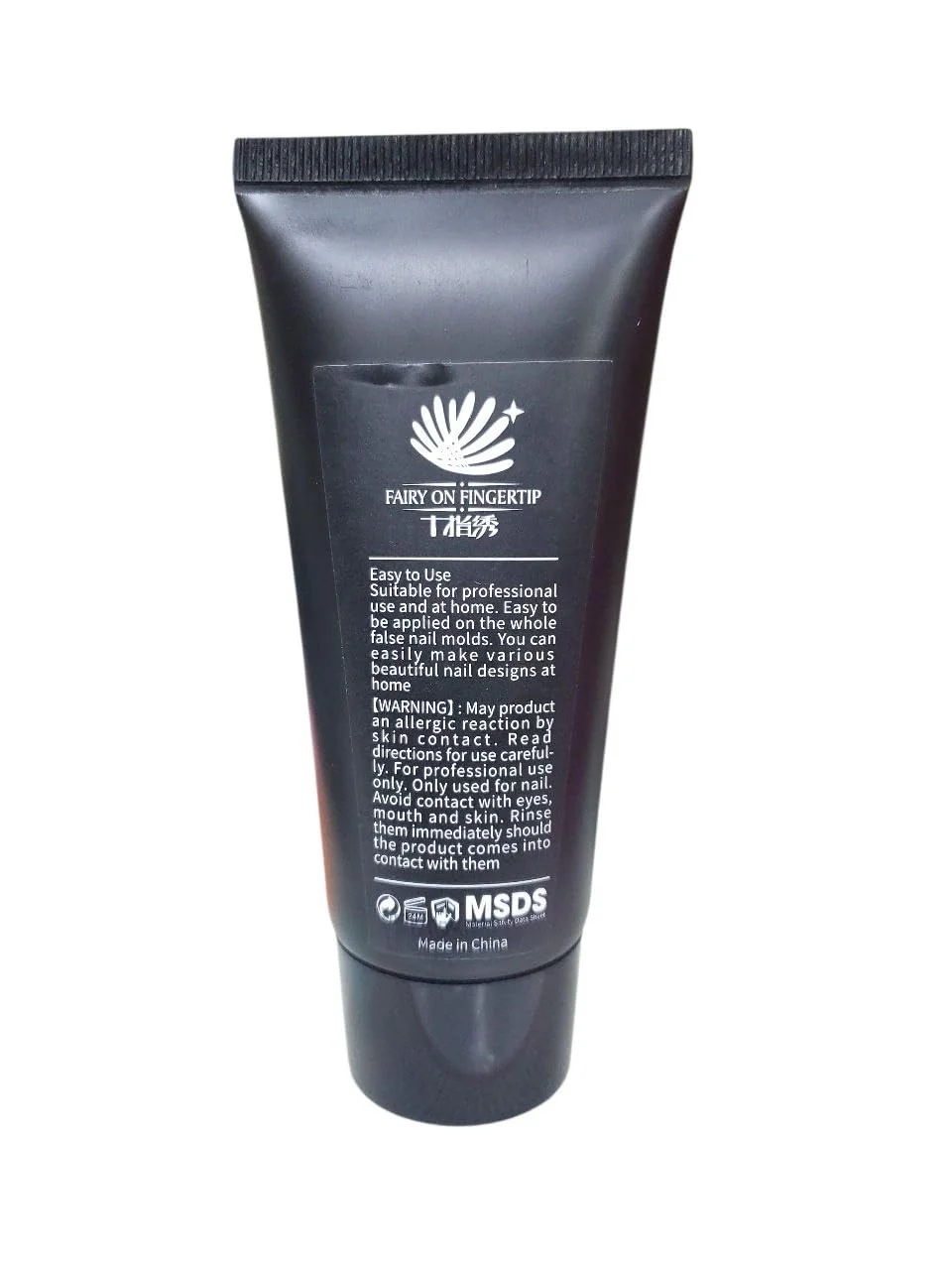 چسب اکستنشن ناخن حرفه ای FAIRY ON FINGERTIP، 60 میلی لیتر، چسب سازنده سریع یک مرحله ای، شفاف