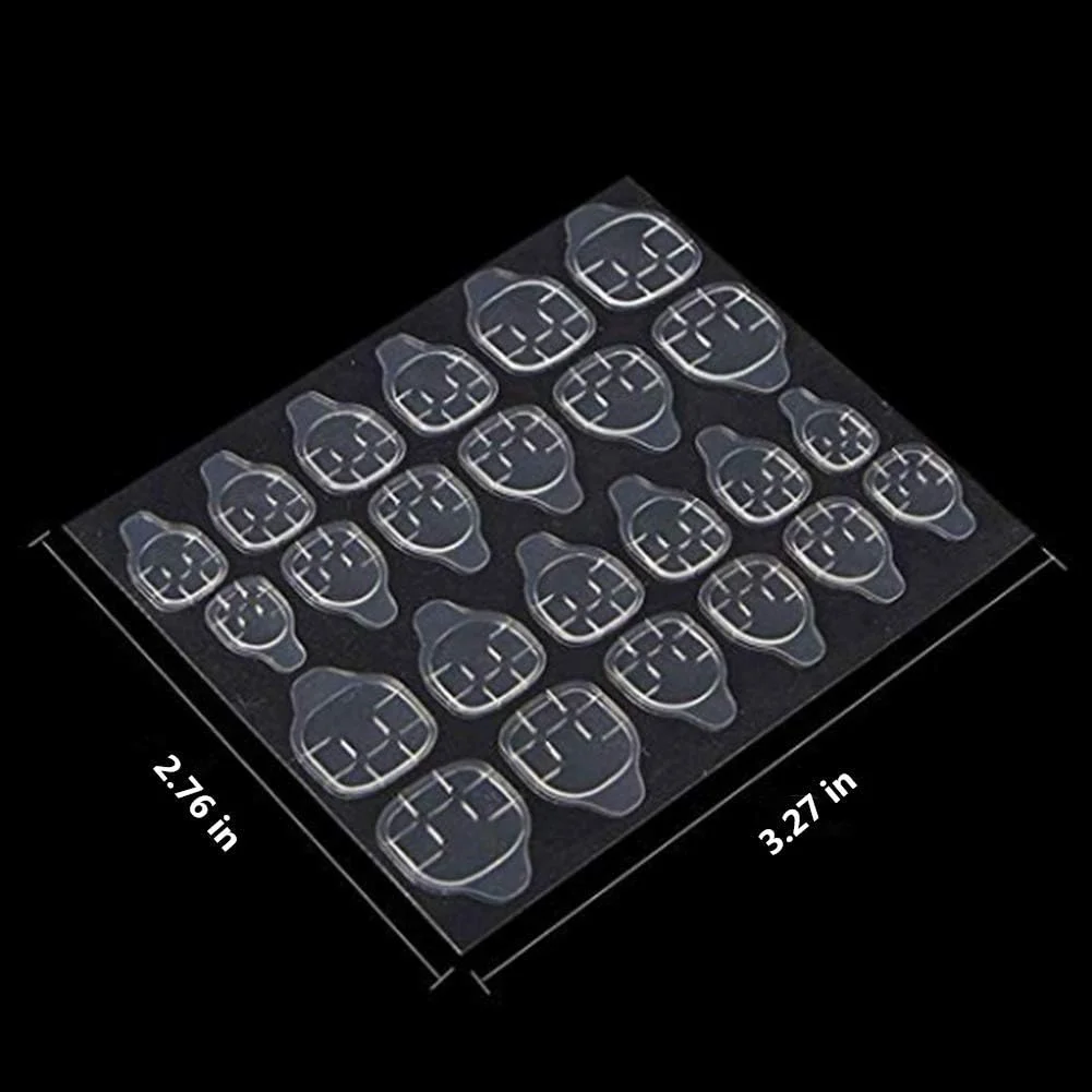 برچسب چسب ناخن، استیکر چسب ناخن برای ناخن های مصنوعی، ضد آب و تنفس پذیر، برچسب های چسب دو طرفه ژله ای، 20 ورق... برچسب چسب ناخن، استیکر چسب ناخن برای ناخن های مصنوعی، ضد آب و تنفس پذیر، برچسب های چسب دو طرفه ژله ای، 20 ورق...