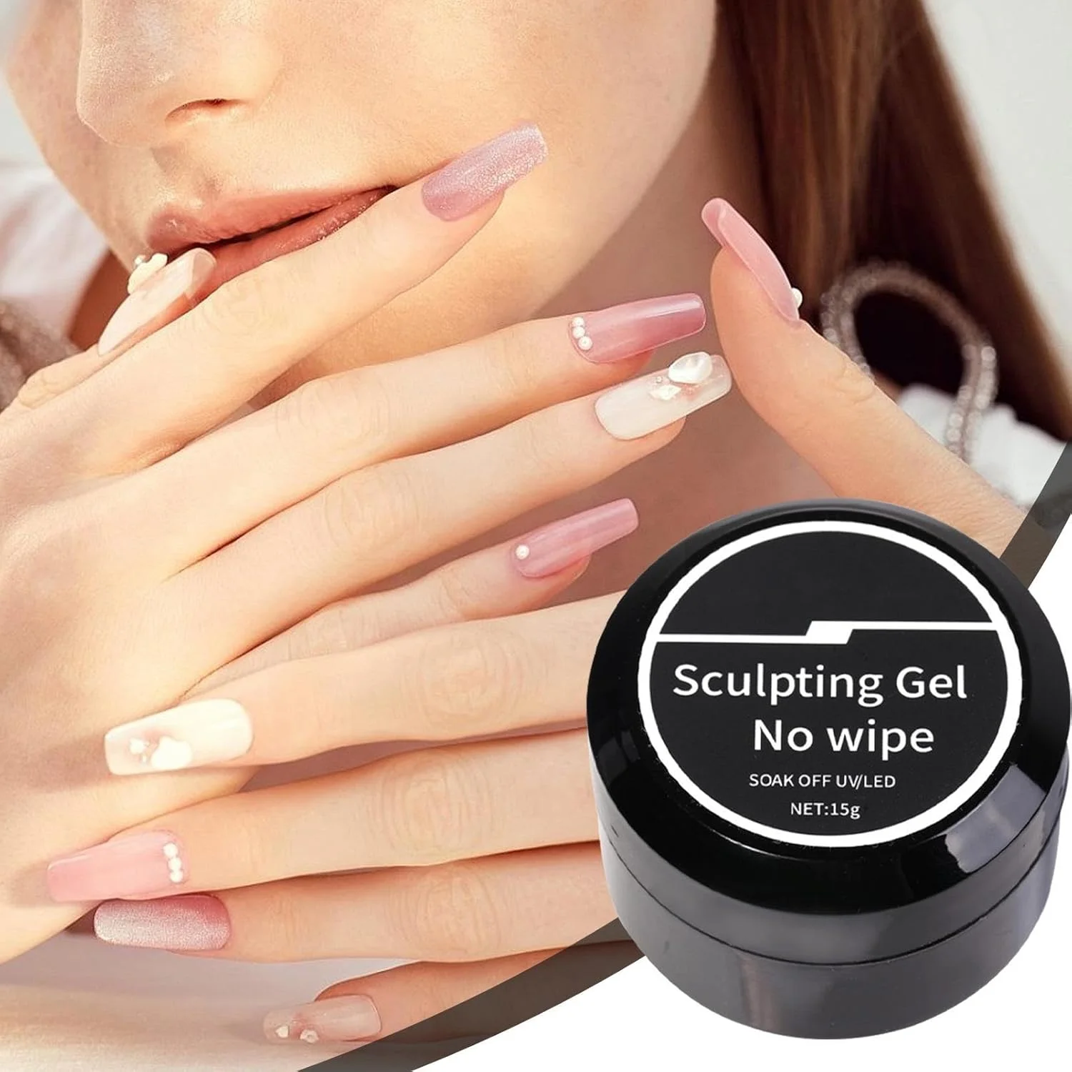 چسب ژلی برای ناخن | لاک ژل بادوام برای ناخن - چسب غیر روان برای مادران، بانوان، هنرمندان، استایلیست ها، مبتدیان و علاقه مندان