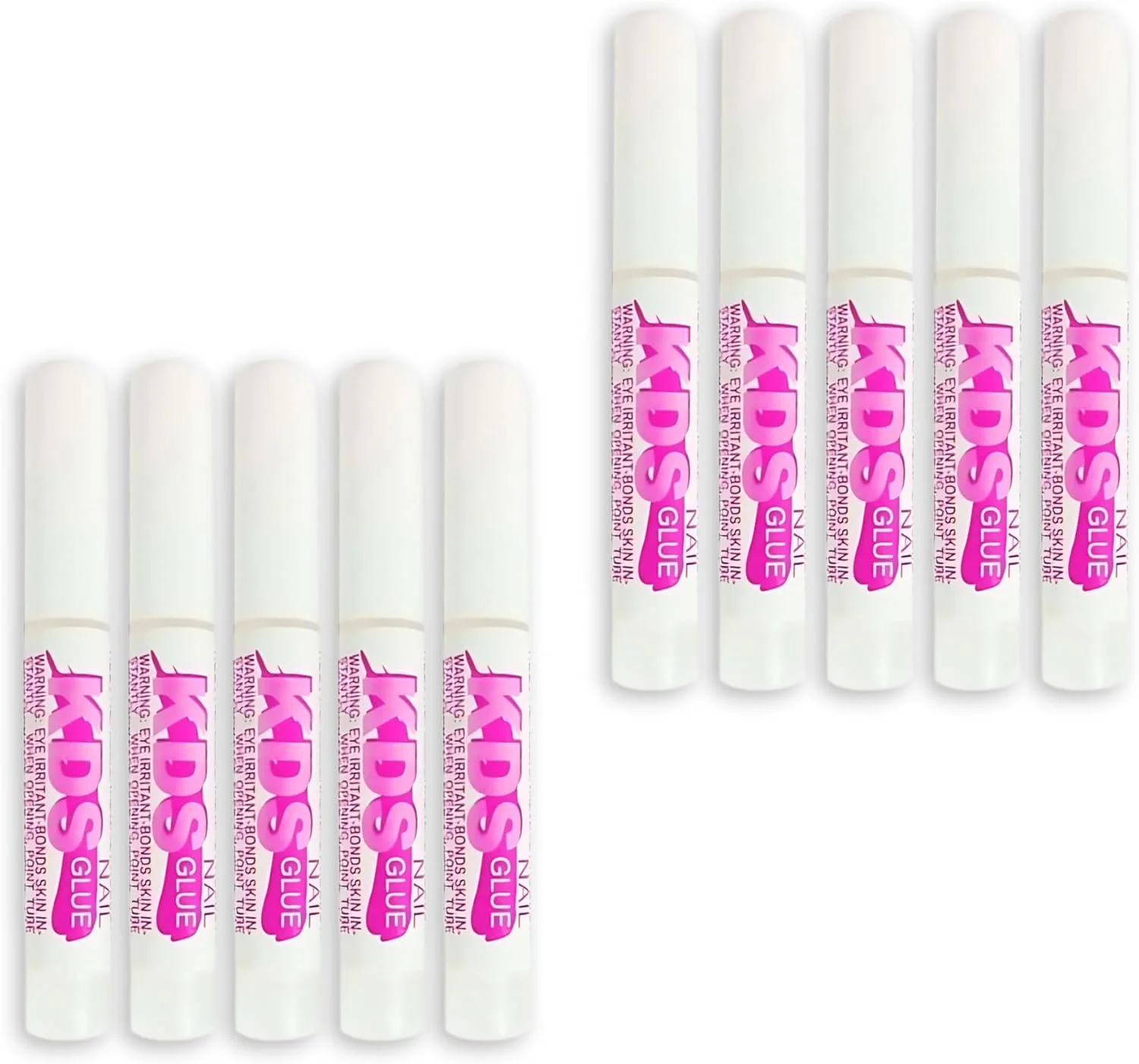 چسب ناخن مادی فرمولا KDS برای طراحی و دیزاین حرفه ای ناخن مصنوعی، بسته 10 عددی