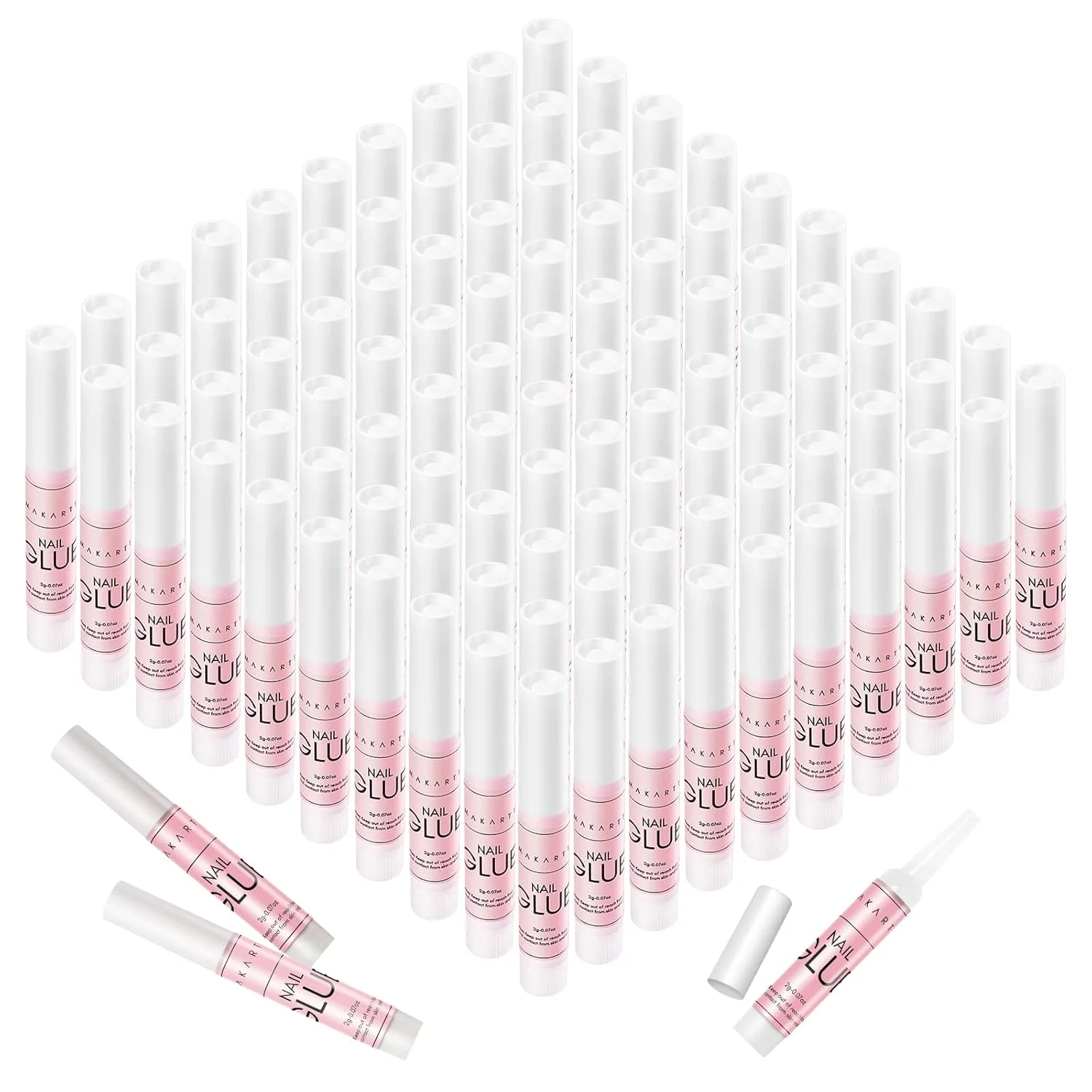 چسب ناخن فوق العاده قوی Makartt برای ناخن های اکریلیک و ناخن های مصنوعی، 100 عدد چسب حرفه ای برای اتصال ناخن، چسب ناخن با ماندگاری طولانی برای ترمیم ناخن های شکسته، 2 گرم چسب ناخن فوق العاده قوی Makartt برای ناخن های اکریلیک و ناخن های مصنوعی، 100 عدد چسب حرفه ای برای اتصال ناخن، چسب ناخن با ماندگاری طولانی برای ترمیم ناخن های شکسته، 2 گرم