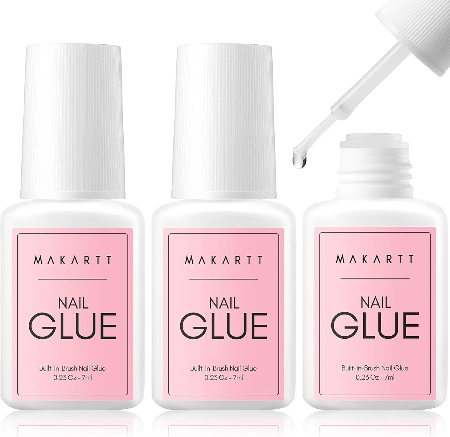 چسب ناخن ماکارت برای ناخن های اکریلیک، کیت چسب ناخن برس دار فوق العاده سریع، چسب مصنوعی ناخن برای ترمیم ناخن، 3 عدد چسب ناخن ماکارت برای ناخن های اکریلیک، کیت چسب ناخن برس دار فوق العاده سریع، چسب مصنوعی ناخن برای ترمیم ناخن، 3 عدد