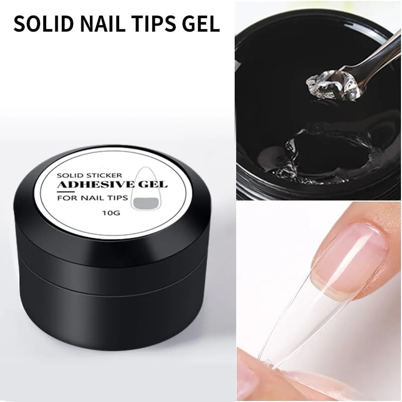 چسب ناخن قوی NALACAL، چسب ناخن جامد 15 گرمی، چسب ژلی غیر داغ و غیر سفت برای استفاده در سالن های آرایشی و منزل، نیاز به خشک شدن با لامپ UV LED