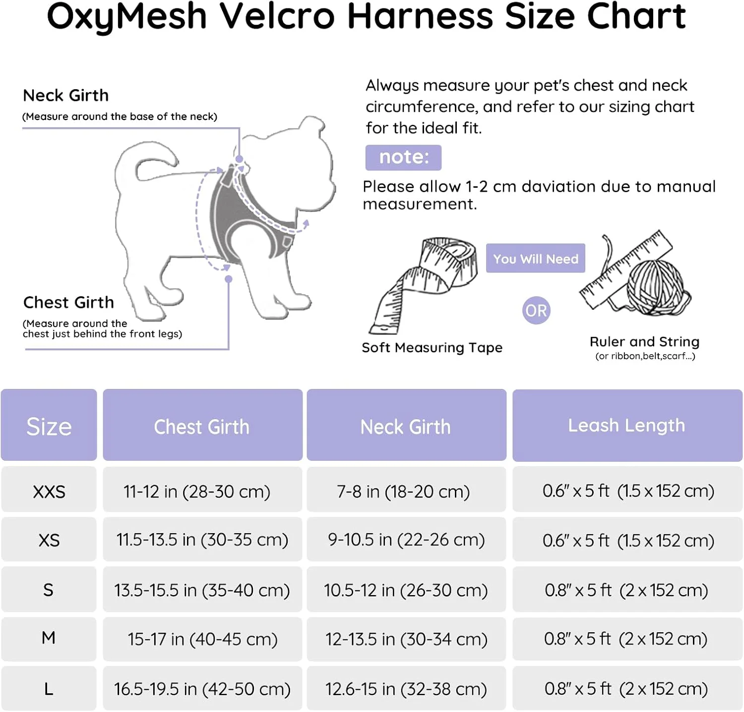 جلیقه سگ BELLA & PAL مناسب سگ های کوچک و متوسط، جلیقه سگ کوچک بدون کشیدن با ست قلاده، جلیقه سگ توری هوا راحت با نوار بازتابنده (اسطوخودوس، XXS)