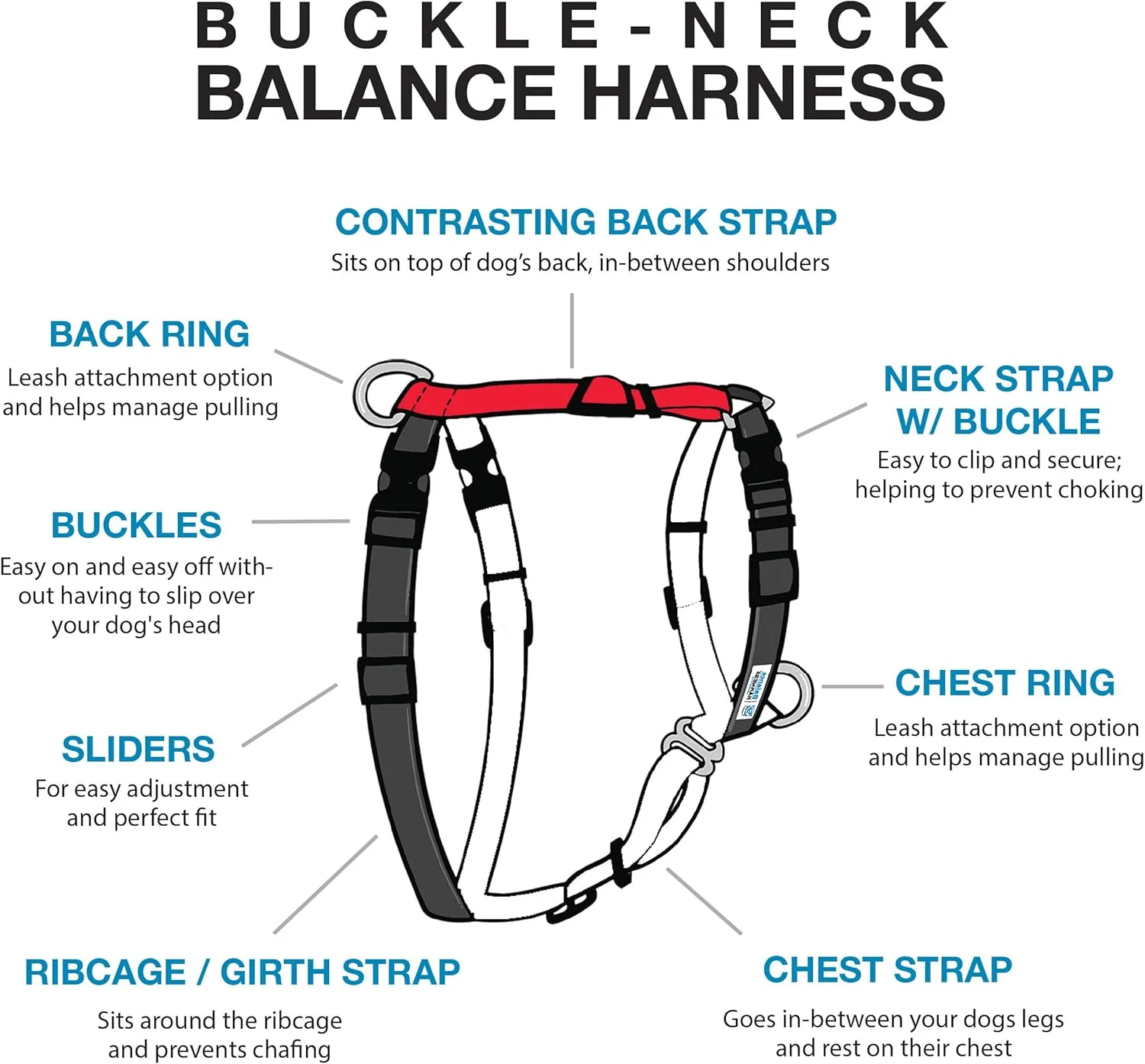 هارنس سگ Blue-9 Balance با سگک گردنی، سایز خیلی کوچک (X-Small)، قرمز هارنس سگ Blue-9 Balance با سگک گردنی، سایز خیلی کوچک (X-Small)، قرمز