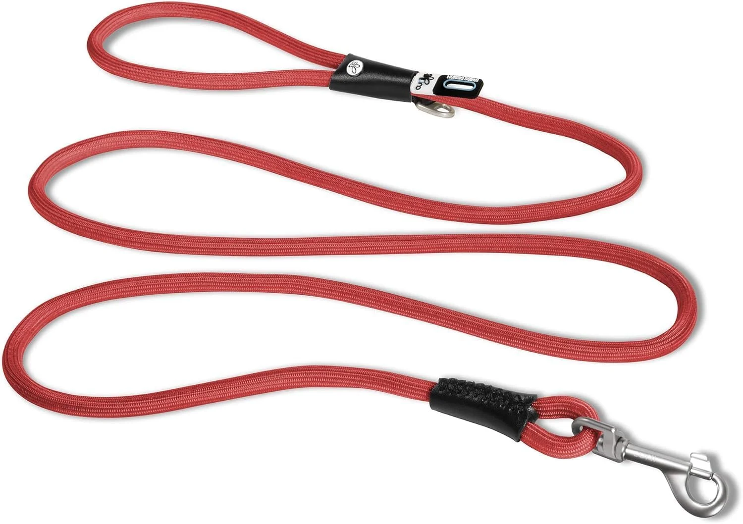 Curli Stretch Comfort Leash for Dogs - RED/LARGE