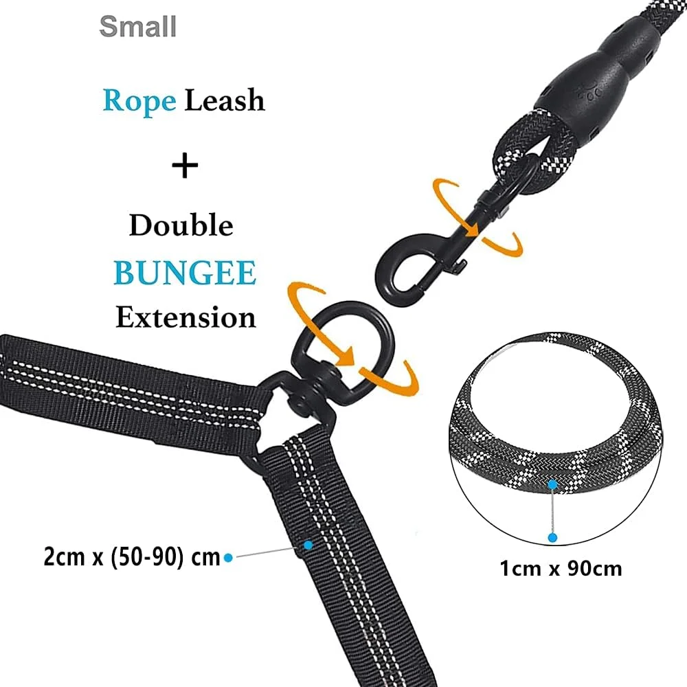 بند دو قلاده سگ، بند دوبل سگ، بند آموزشی پیاده روی سگ دوبل با چرخش 360 درجه بدون گره خوردگی، بانجی بازتابنده جذب کننده شوک راحت برای دو سگ بند دو قلاده سگ، بند دوبل سگ، بند آموزشی پیاده روی سگ دوبل با چرخش 360 درجه بدون گره خوردگی، بانجی بازتابنده جذب کننده شوک راحت برای دو سگ