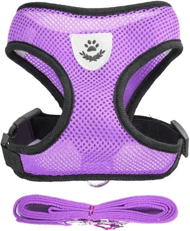 جلیقه سگ و گربه، لوازم حیوانات خانگی، قلاده تنفسی مناسب برای نژادهای مختلف (سایز S، بنفش) جلیقه سگ و گربه، لوازم حیوانات خانگی، قلاده تنفسی مناسب برای نژادهای مختلف (سایز S، بنفش)