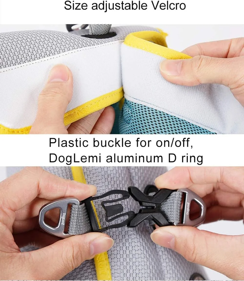 جلیقه سگ، جلیقه خنک کننده سگ، جلیقه خنک کننده تنفسی حیوانات خانگی برای پیاده روی و تمرین در فضای باز، ژاکت خنک کننده تابستانی برای سگ های کوچک و متوسط، توری قابل تنظیم برای پیاده روی و تمرین در فضای باز (M)