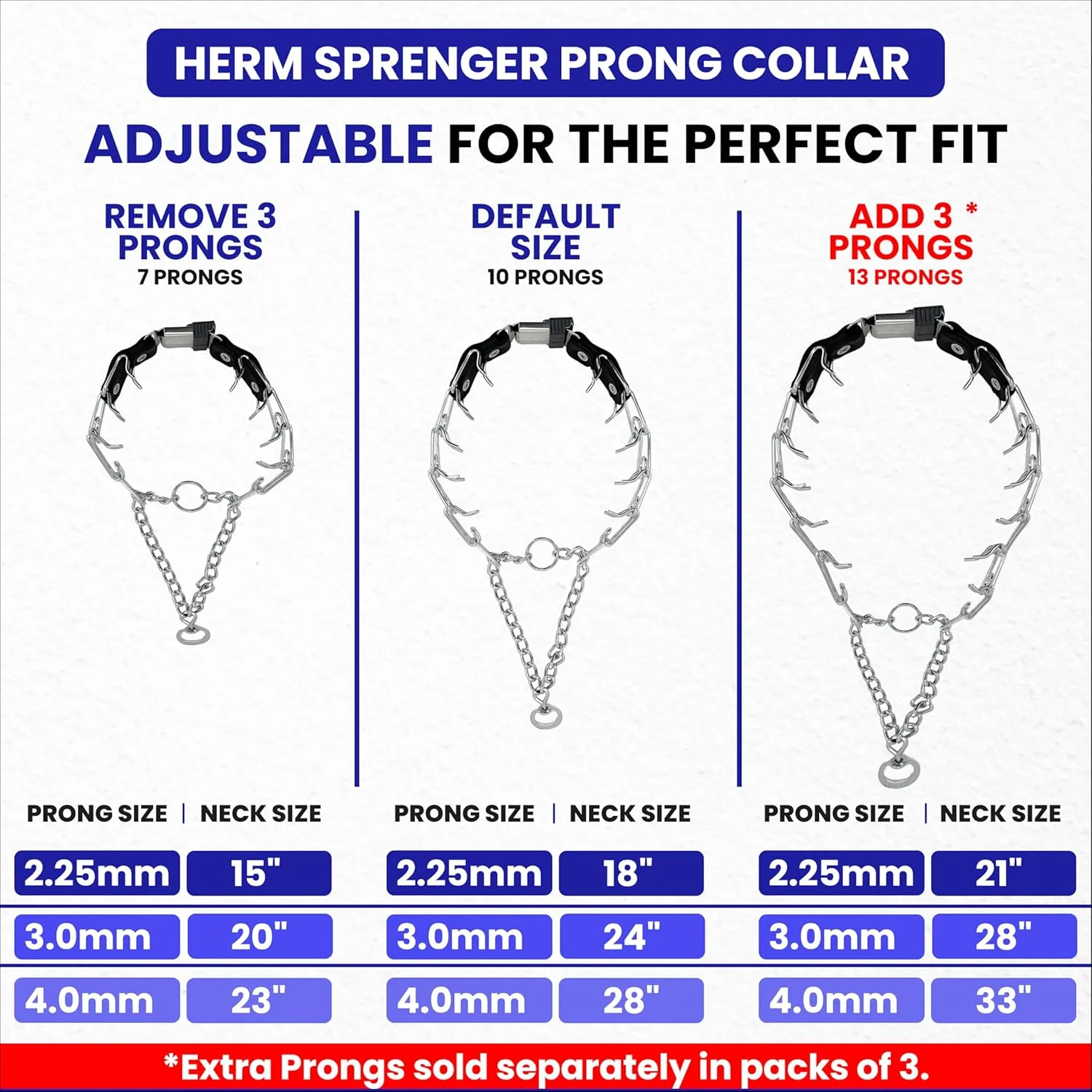 طوق گردنی پرانگ 2.25 میلیمتری هرمسپرنگر برای آموزش سگ با طول قابل تنظیم، قفل سریع و حلقه گردان برای سگهای کوچک/متوسط (گردن 33 تا 48 سانتیمتر) طوق گردنی پرانگ 2.25 میلیمتری هرمسپرنگر برای آموزش سگ با طول قابل تنظیم، قفل سریع و حلقه گردان برای سگهای کوچک/متوسط (گردن 33 تا 48 سانتیمتر)