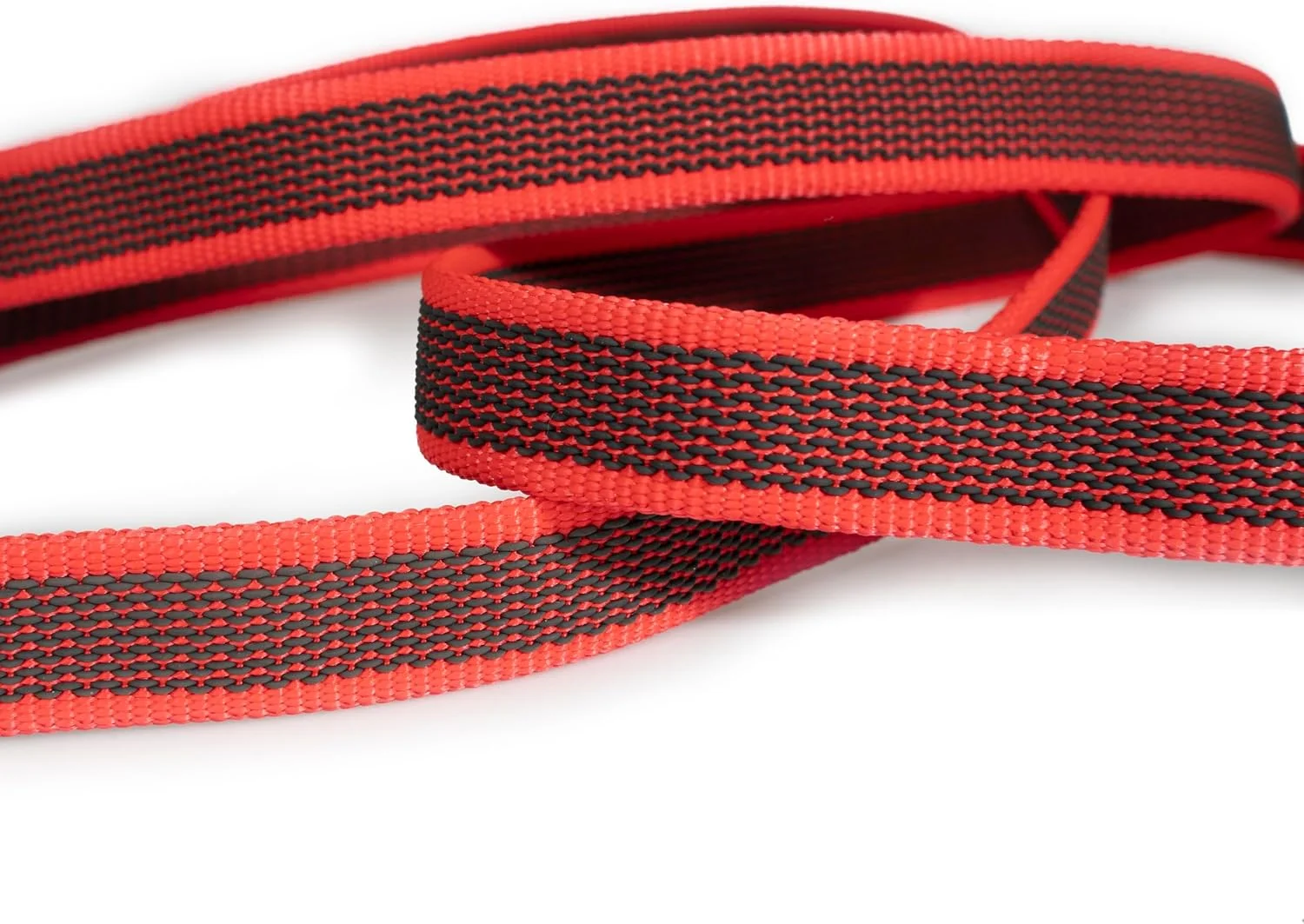 بند قلاده سوپر گریپ رنگی و خاکستری Julius-K9 216GM-R-S3 با دسته، 20 میلی متر × 3 متر، قرمز-خاکستری