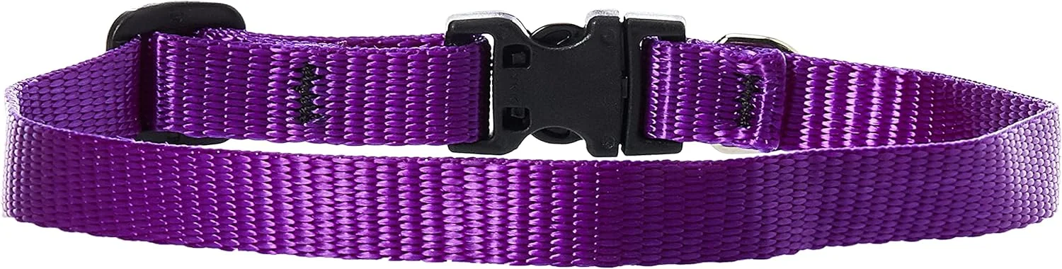 قلاده سگ لوپین، سایز 25-40 سانتیمتر، بنفش، عرض 1.2 سانتیمتر