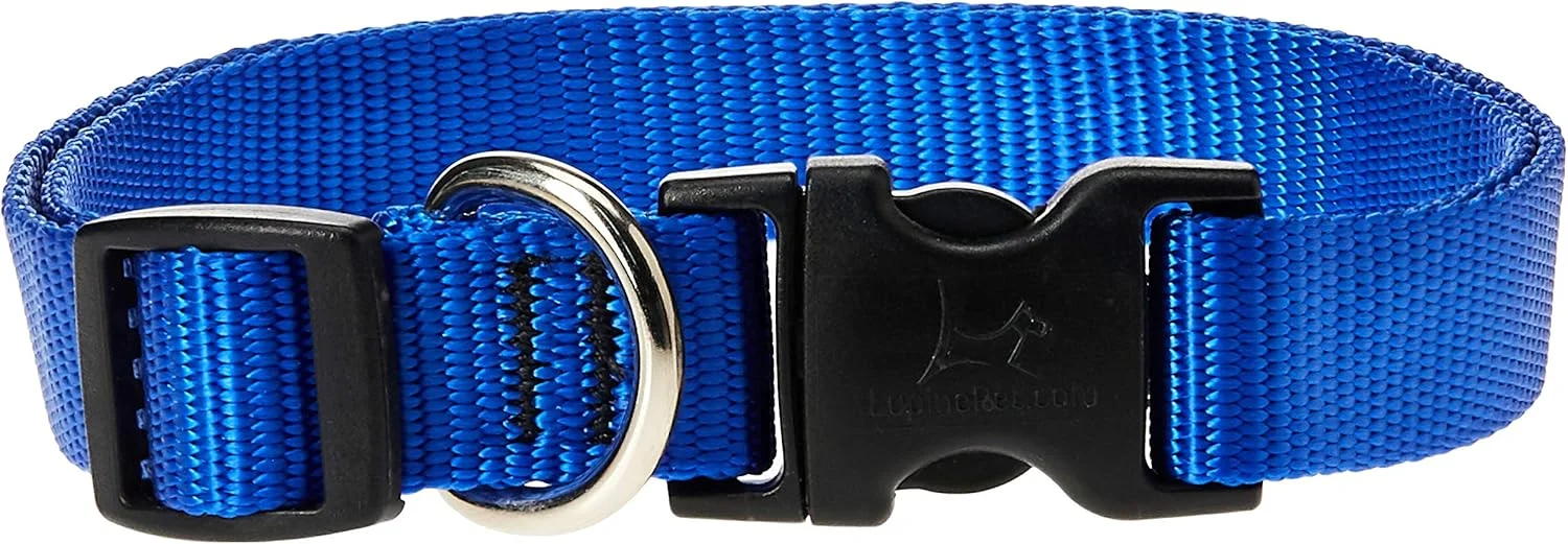 قلاده سگ لوپین، سایز 38-63 سانتی متر، آبی، عرض 1.9 سانتی متر قلاده سگ لوپین، سایز 38-63 سانتی متر، آبی، عرض 1.9 سانتی متر