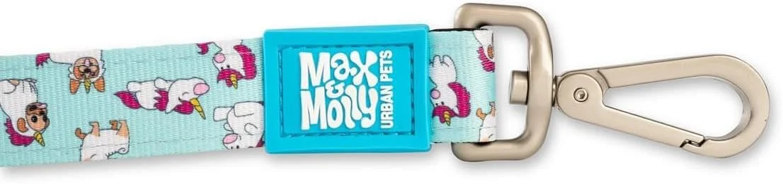 بند قلاده سگ کلاسیک شهری مکس اند مولی، طول ۱۲۰ سانتیمتر با پد نئوپرن، بند ضد آب و قابل شستشو مناسب سگ های متوسط - تک شاخ، سایز M بند قلاده سگ کلاسیک شهری مکس اند مولی، طول ۱۲۰ سانتیمتر با پد نئوپرن، بند ضد آب و قابل شستشو مناسب سگ های متوسط - تک شاخ، سایز M