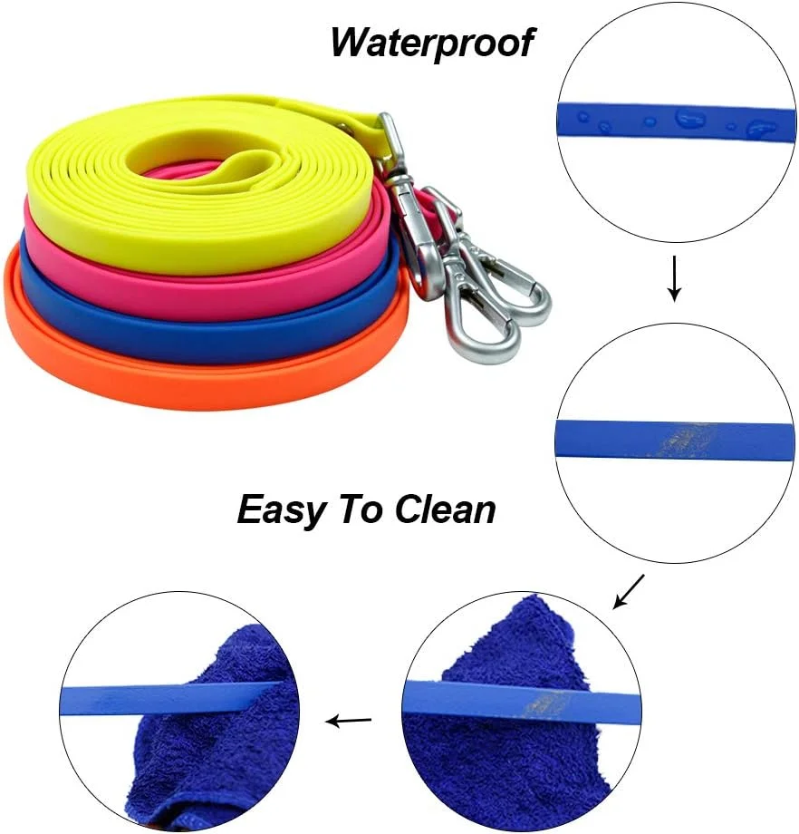 طناب بلند NIMBLE ضدآب مناسب آموزش سگ، ایده آل برای آموزش، ساحل، حیاط، بازی و کمپینگ