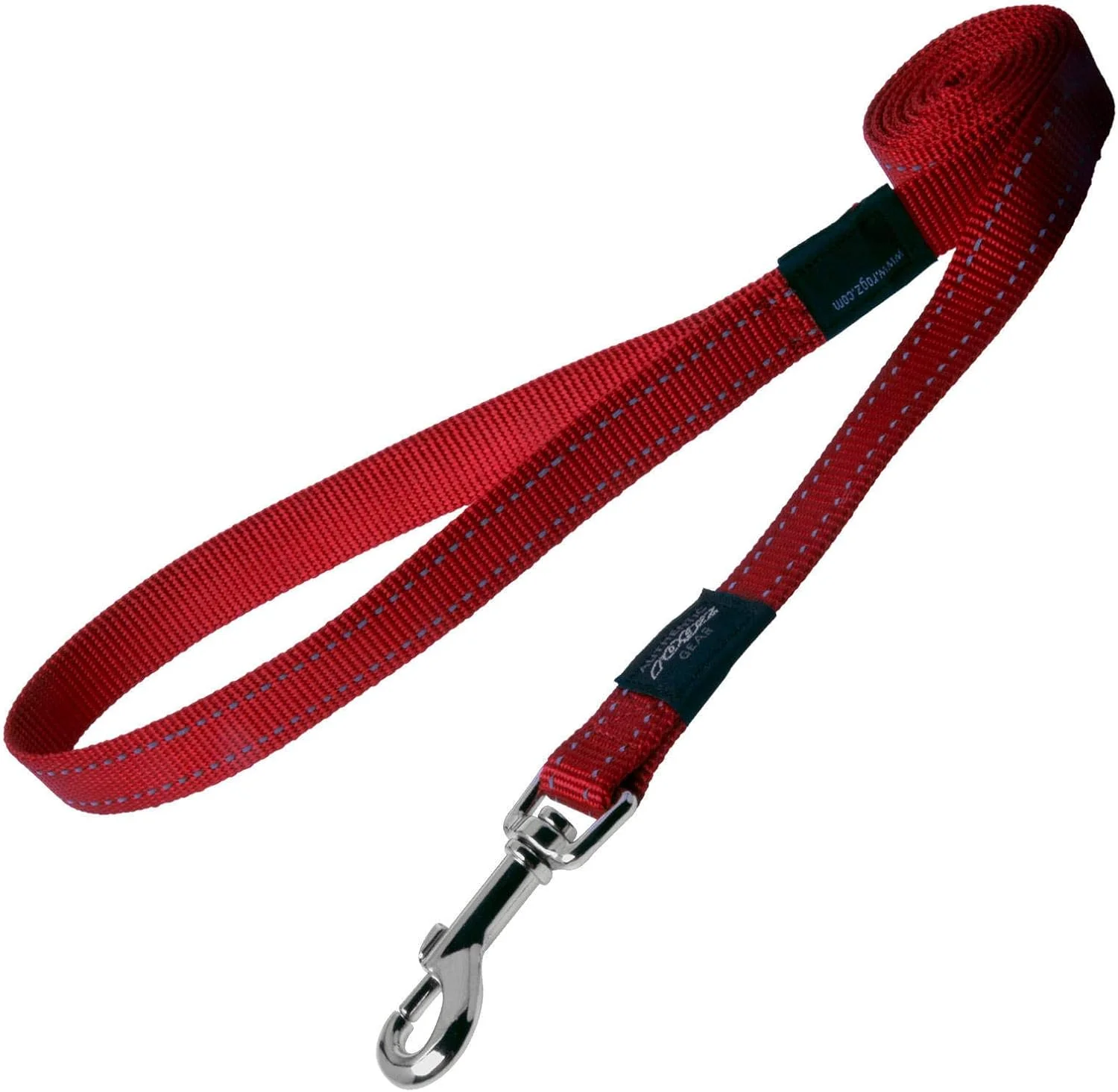 بند قلاده سگ با دوخت بازتابنده مدل Utility L-RED