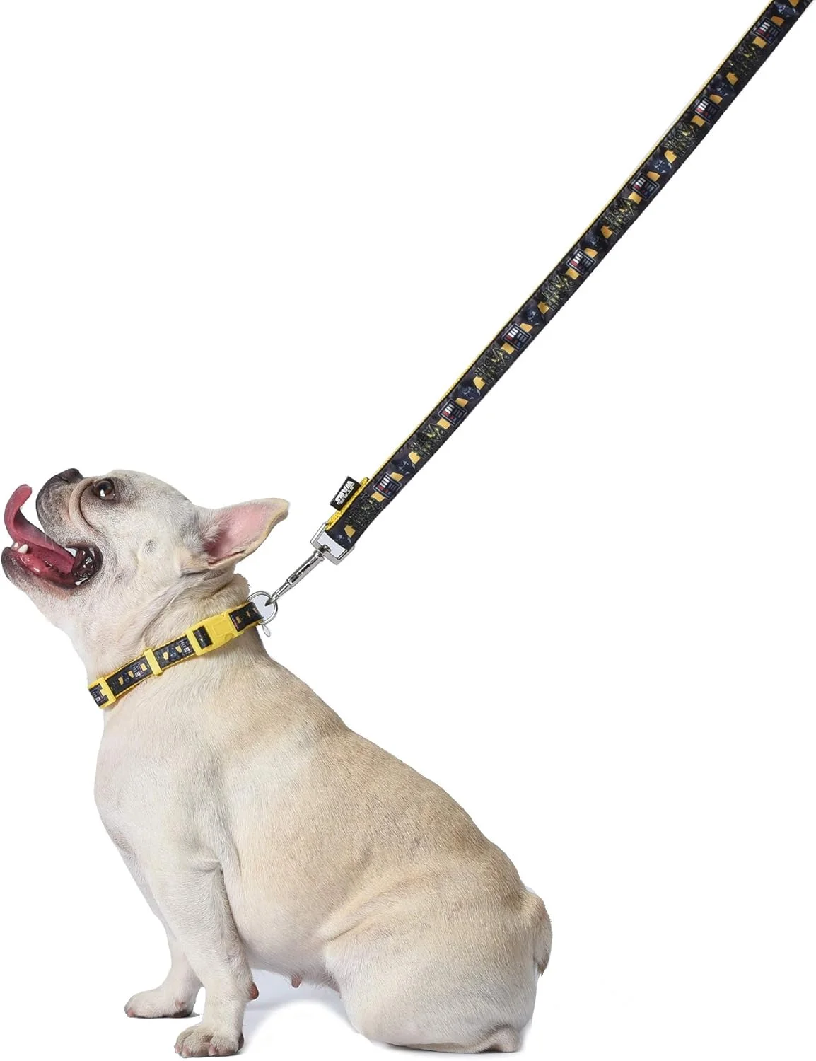 بند قلاده سگ 180 سانتی‌متری طرح جنگ ستارگان Darth Vader مناسب برای همه سگ‌ها | بند قلاده سگ زیبا با اتصال آسان به هر قلاده یا هارنس سگ | دارای مجوز رسمی جنگ ستارگان