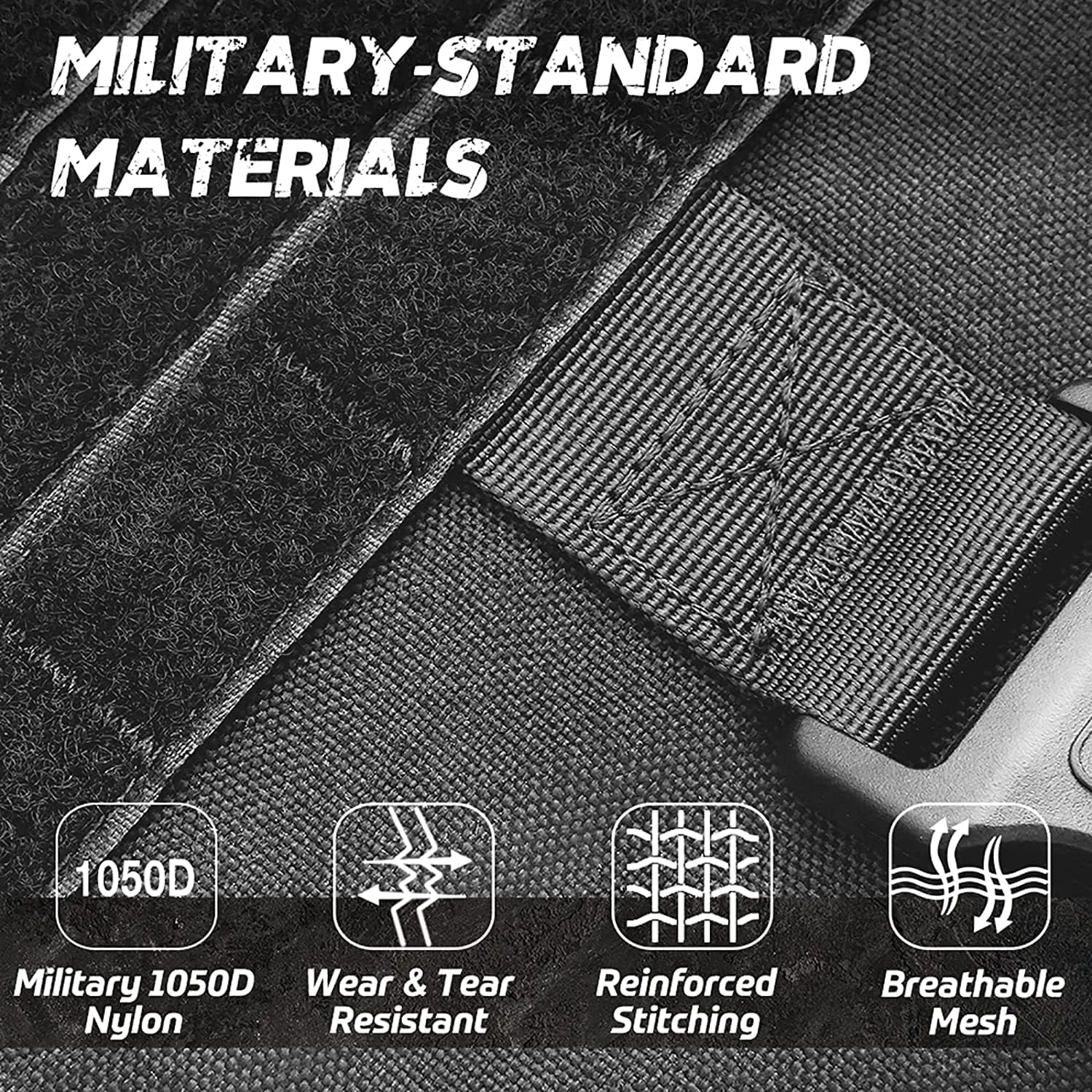 ست قلاده و هارنس تاکتیکال سگ SKADE برای سگ های بزرگ و متوسط، هارنس نظامی سگ با دستگیره، جلیقه سگ با پنل های Molle و حلقه، هارنس جلیقه سگ قابل تنظیم برای تمرین، شکار و پیاده روی (XL)