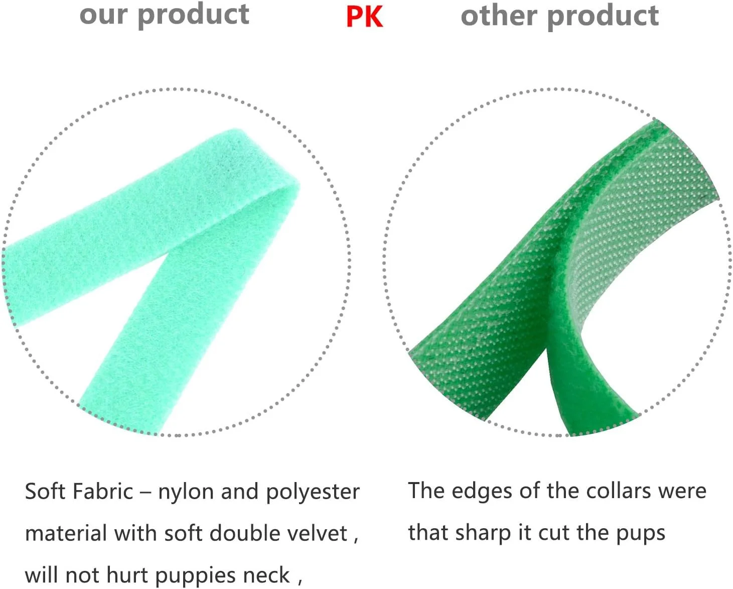 قلاده شناسایی توله سگ مخملی نرم دو طرفه Whaline با زنگوله، 15 عددی، مناسب سگ و گربه