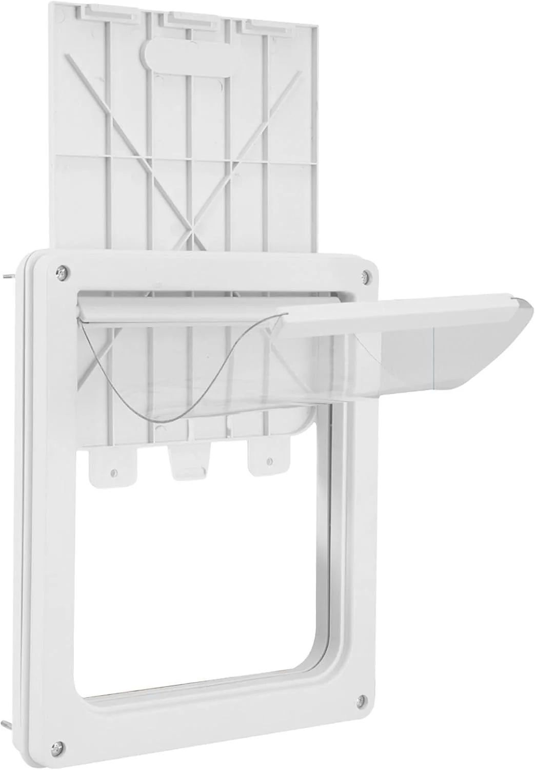 درب مغناطیسی حیوانات خانگی آزونه، درب ضد آب حیوانات خانگی، درب سگ با فلپ قابل تنظیم برای امنیت خانه - بادوام و ضد آب، مناسب برای سگ ها، گربه ها و حیوانات خانگی کوچک تا متوسط، هدیه ای برای دوستداران حیوانات