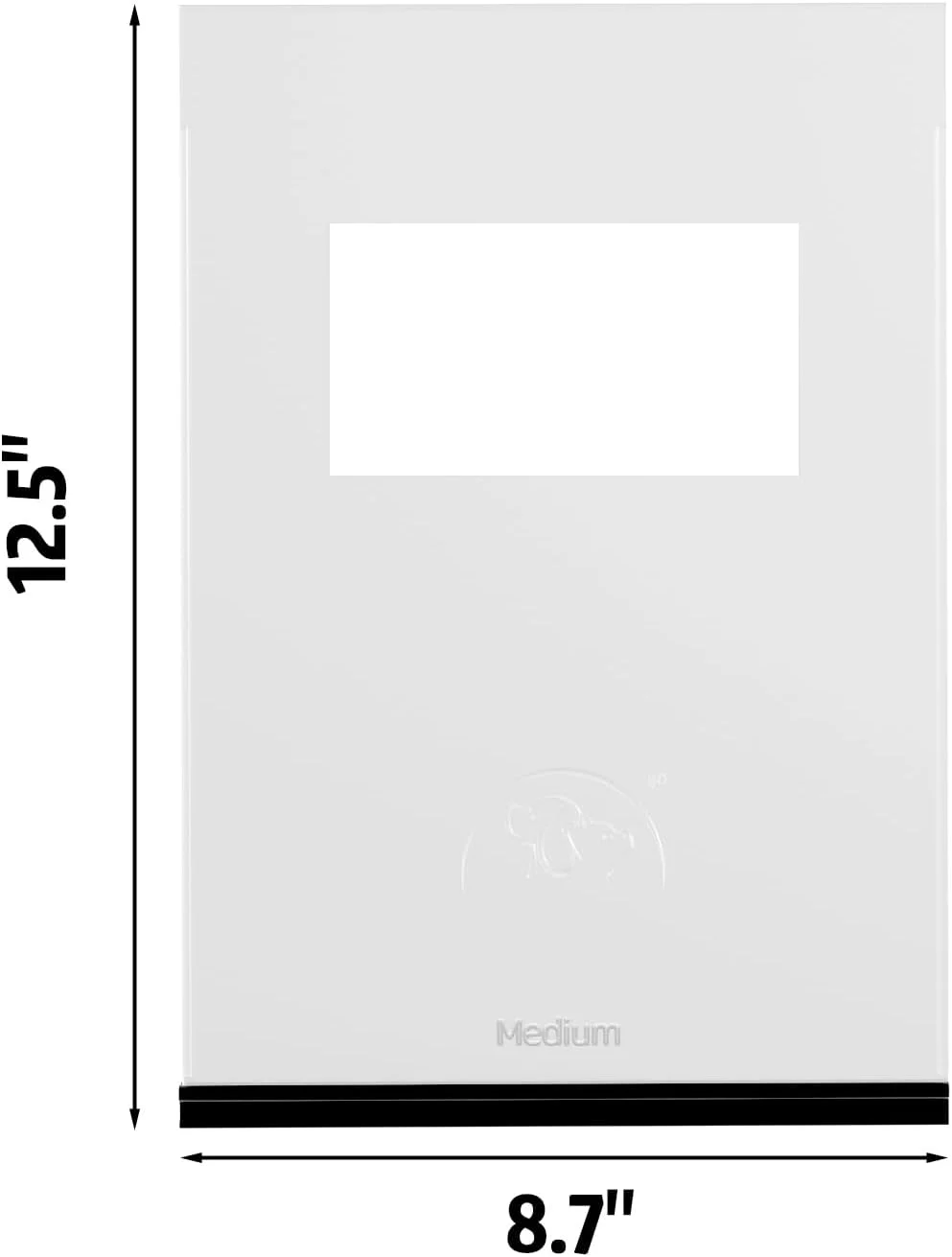 درب سگ جایگزین اصلی [Classicmacher]، فلپ نرم متوسط، سازگار با درب های پلاستیکی سگ (متوسط - 12.5 * 8.75)