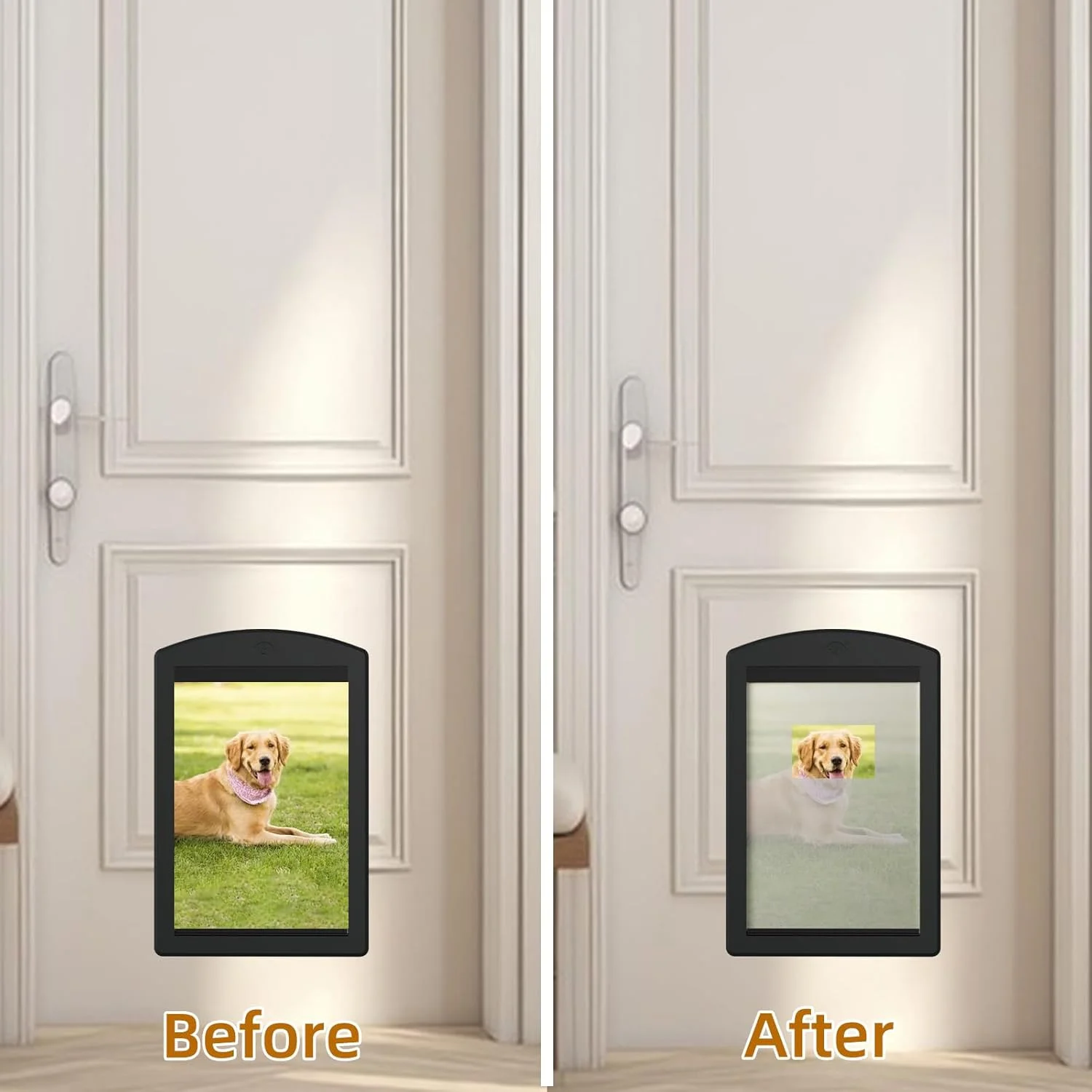 درب سگ جایگزین اصلی [Classicmacher]، فلپ نرم متوسط، سازگار با درب های پلاستیکی سگ (متوسط - 12.5 * 8.75)