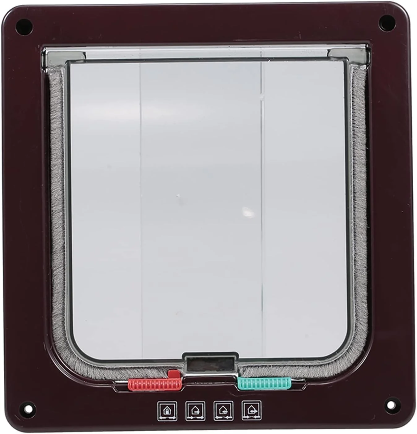 درب ورودی حیوانات خانگی، درب ایمن با قفل 4 حالته و بسته شدن خودکار برای گربه و سگ های کوچک