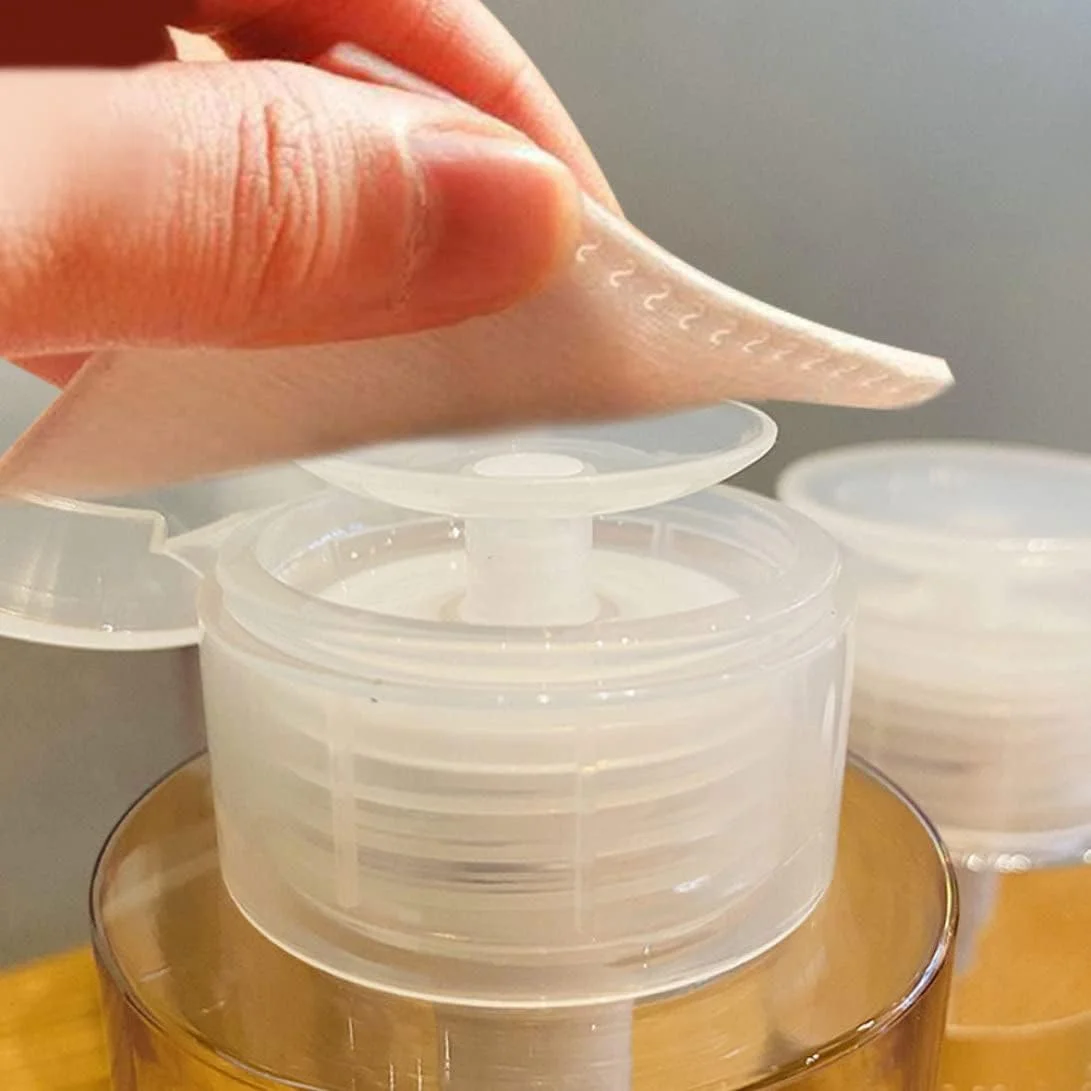 ظرف پمپ دار لاک پاک کن، بطری فشاری تمیز کننده مایع شفاف 200 میلی لیتر، ابزار مانیکور