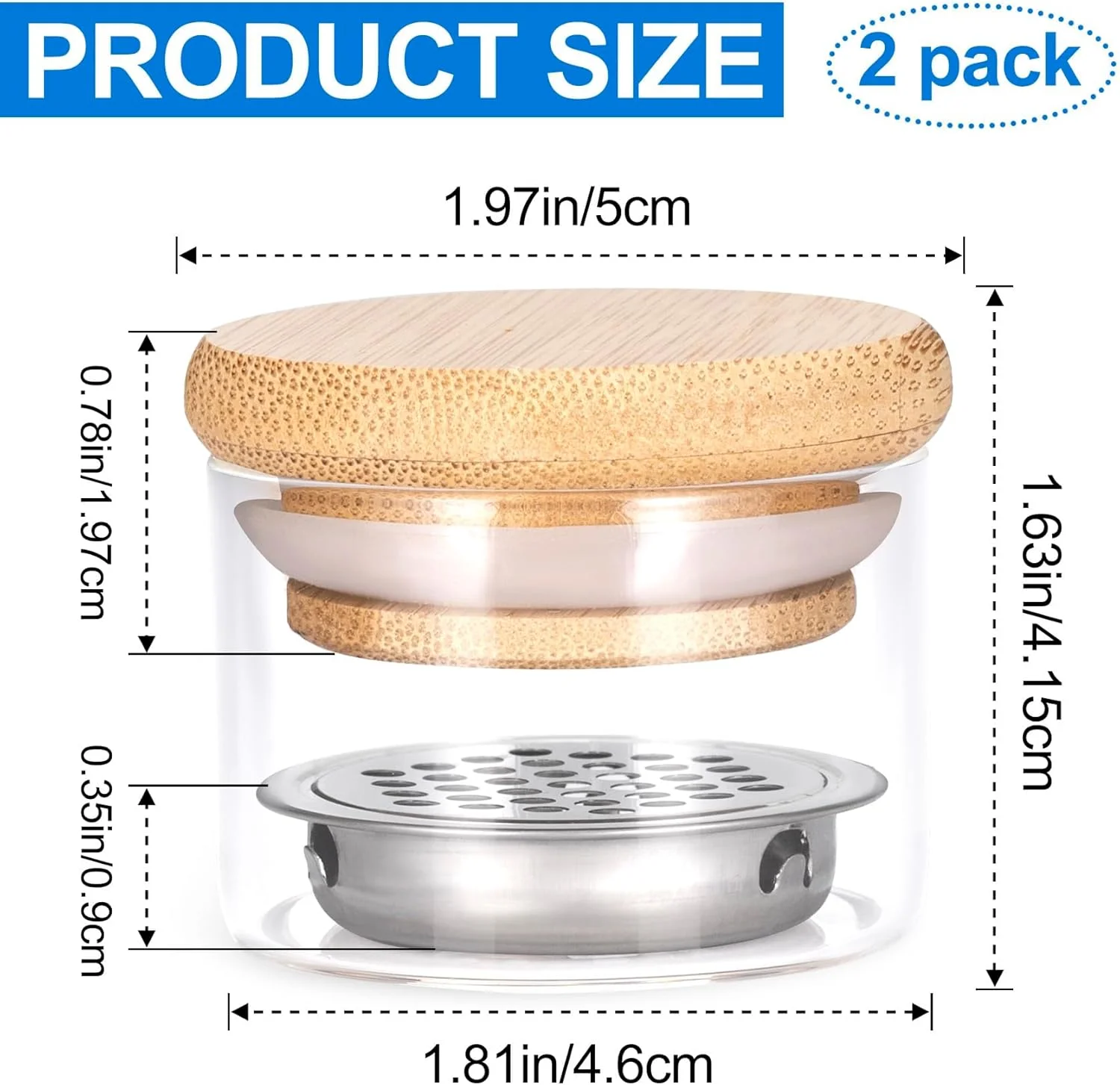 فنجان شستشوی برس ناخن TERRIFI، ظرف دَپن پودر مایع اکریلیک با درب، ابزار شستشوی برس هنر ناخن قابل حمل برای اکلیل و پولک، ایده آل برای مانیکور و پدیکور (2 عدد)