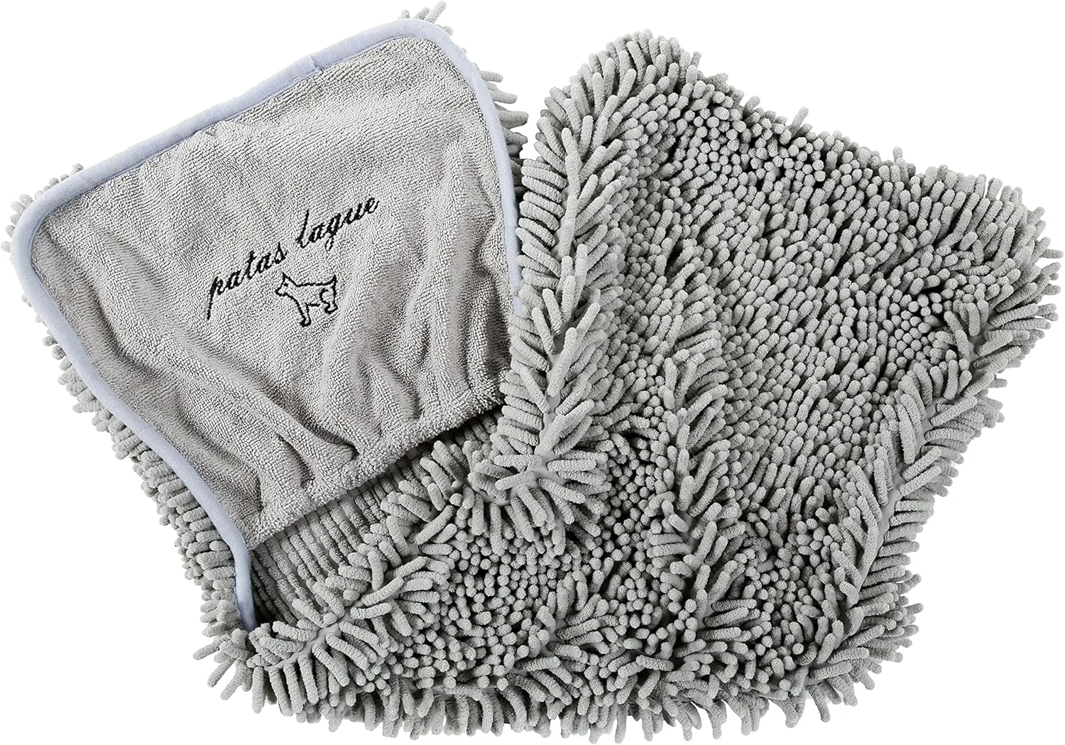 پک 2 عددی حوله سگ جاذب لوکس Patas Lague، (35''x15'') حوله میکروفیبر بزرگ و بسیار جاذب با قابلیت خشک شدن سریع به همراه جیب دستی، مناسب سگ و گربه، قابل شستشو در ماشین لباسشویی (خاکستری+صورتی) پک 2 عددی حوله سگ جاذب لوکس Patas Lague، (35''x15'') حوله میکروفیبر بزرگ و بسیار جاذب با قابلیت خشک شدن سریع به همراه جیب دستی، مناسب سگ و گربه، قابل شستشو در ماشین لباسشویی (خاکستری+صورتی)