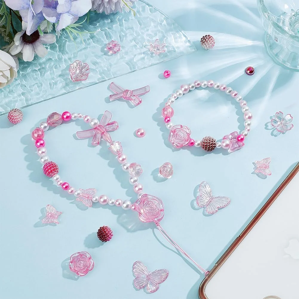 گل رز رزینی سه بعدی، پاپیون، پروانه، صدف، نگین های تخت، نگین های رزینی گرد مات، نگین های پلاستیکی نیم گرد مات برای هنر ناخن، قاب گوشی، ساخت جواهرات DIY، صورتی گل رز رزینی سه بعدی، پاپیون، پروانه، صدف، نگین های تخت، نگین های رزینی گرد مات، نگین های پلاستیکی نیم گرد مات برای هنر ناخن، قاب گوشی، ساخت جواهرات DIY، صورتی