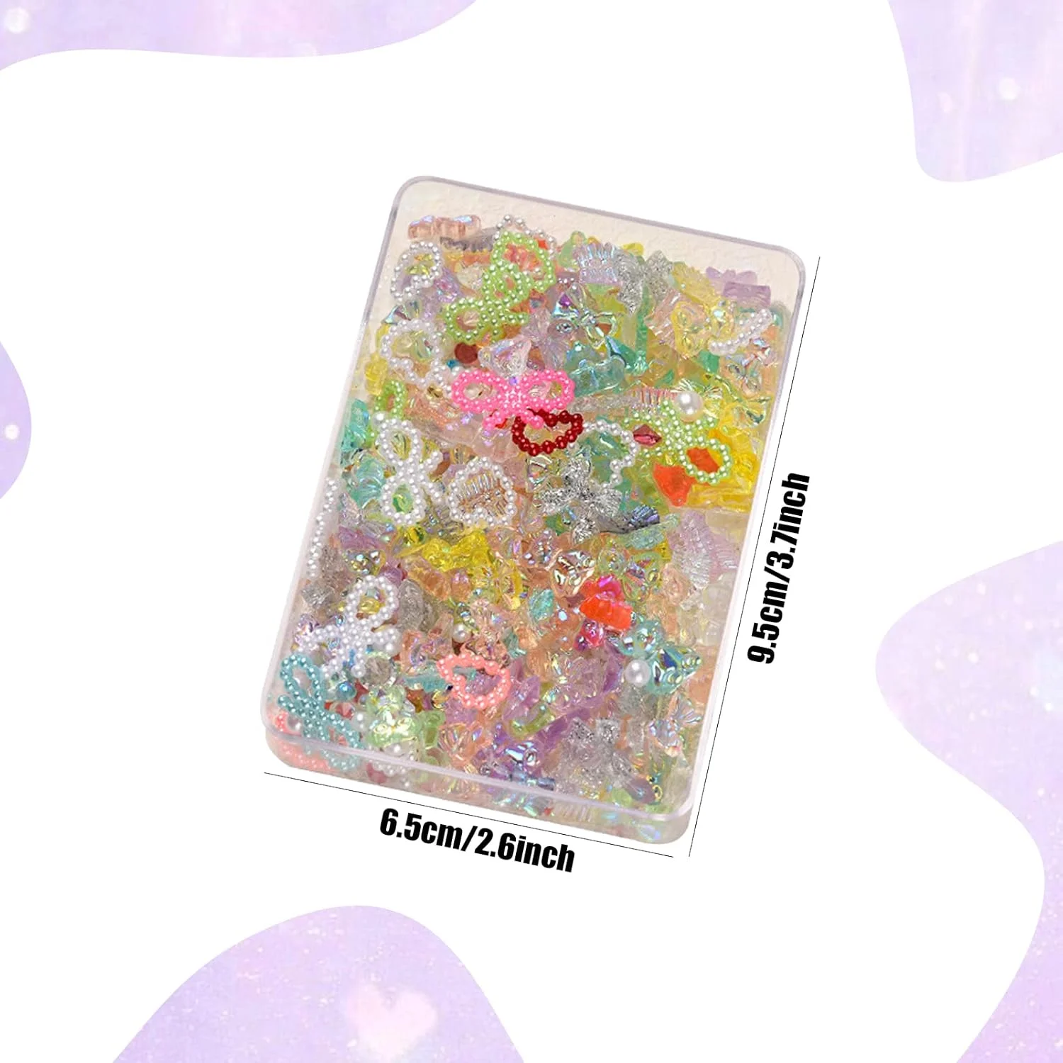 نگین ناخن سه بعدی، 400 عدد پاپیون خرسی نگین ناخن Aurora، مرواریدهای قلبی، نگین های بدلیجات برای تزئین ناخن، لوازم جانبی جواهرات، صنایع دستی DIY نگین ناخن سه بعدی، 400 عدد پاپیون خرسی نگین ناخن Aurora، مرواریدهای قلبی، نگین های بدلیجات برای تزئین ناخن، لوازم جانبی جواهرات، صنایع دستی DIY