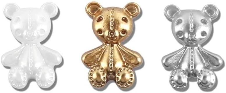 ۱۰ عدد آویز خرس برای طراحی ناخن، زیورآلات ناخن خرسی بامزه، لوازم جانبی طراحی ناخن خرسی سه بعدی (سفید) ۱۰ عدد آویز خرس برای طراحی ناخن، زیورآلات ناخن خرسی بامزه، لوازم جانبی طراحی ناخن خرسی سه بعدی (سفید)