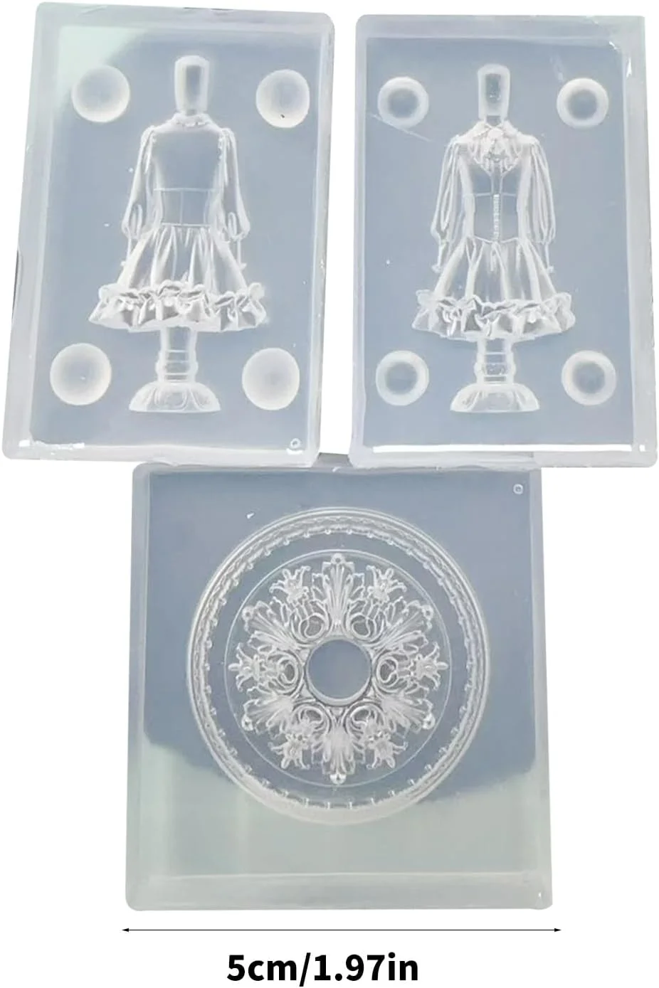 قالب سیلیکونی دامن ابریشمی برای ساخت زیورآلات و طراحی ناخن، ابزاری انعطاف پذیر و قابل استفاده مجدد با قابلیت جدا شدن