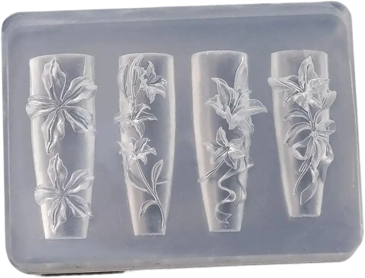 ست سیلیکونی پاپیونی شیک برای ساخت زیورآلات هنری ناخن و لوازم پروژه های شخصی سازی شده، ابزار کاردستی برای استفاده روزانه