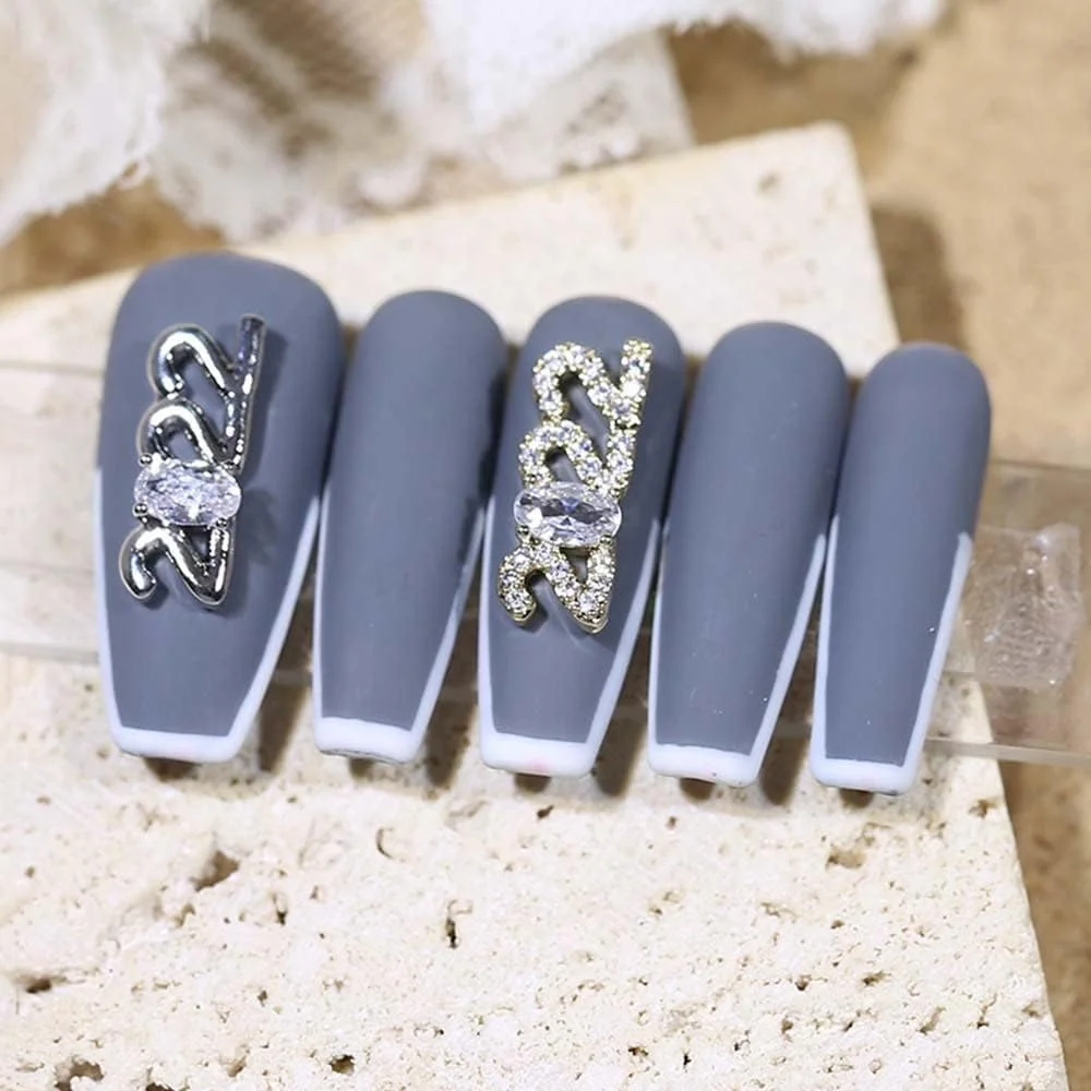 نگین ناخن سه بعدی 2022، تزیین ناخن لوکس زیرکون سال 2022، لوازم جانبی جواهرات ناخن (4)