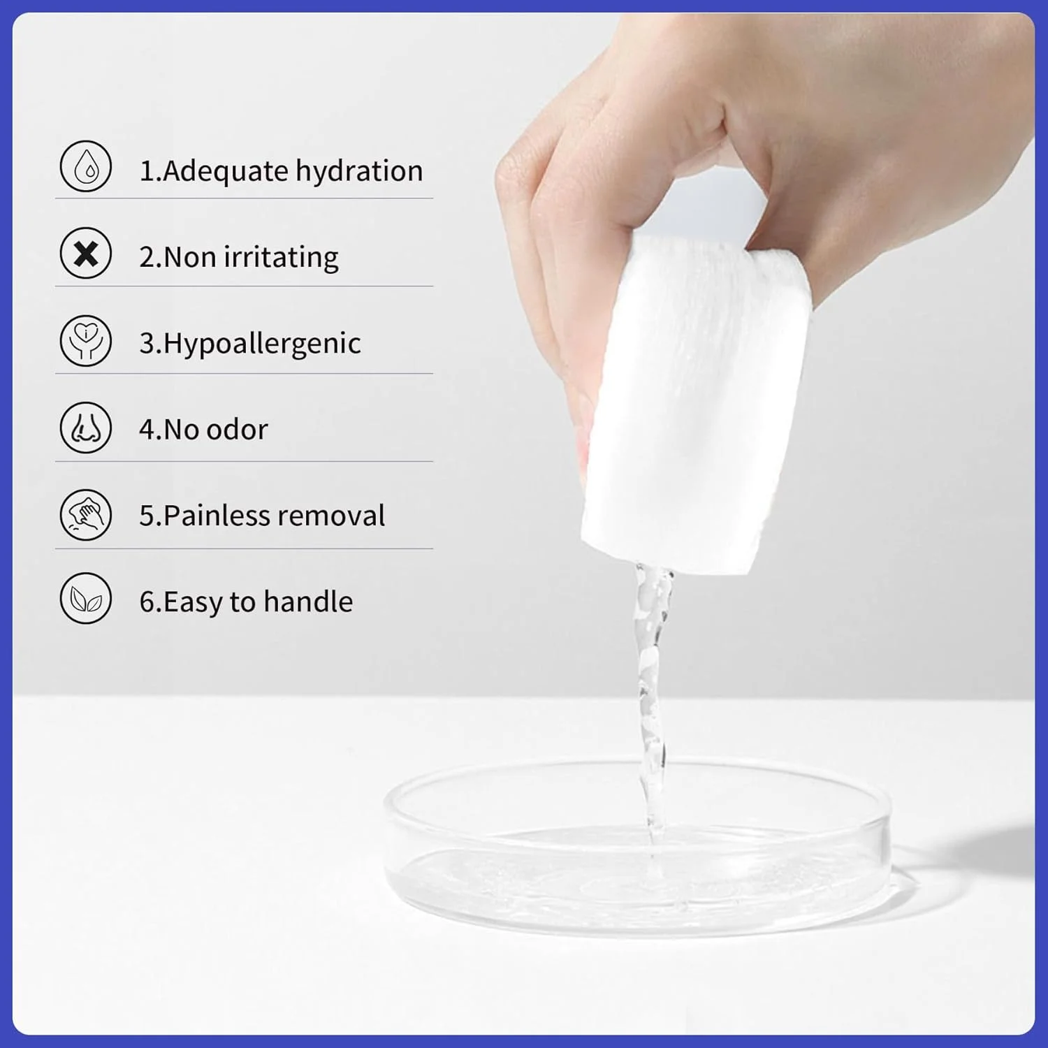 دستمال مرطوب پاک کننده چسب: پاک کننده چسب برای پوست - پاک کننده چسب پزشکی بدون سوزش، پاک کننده چسب استومی برای پوست حساس، بسته بندی جداگانه (80 عدد)