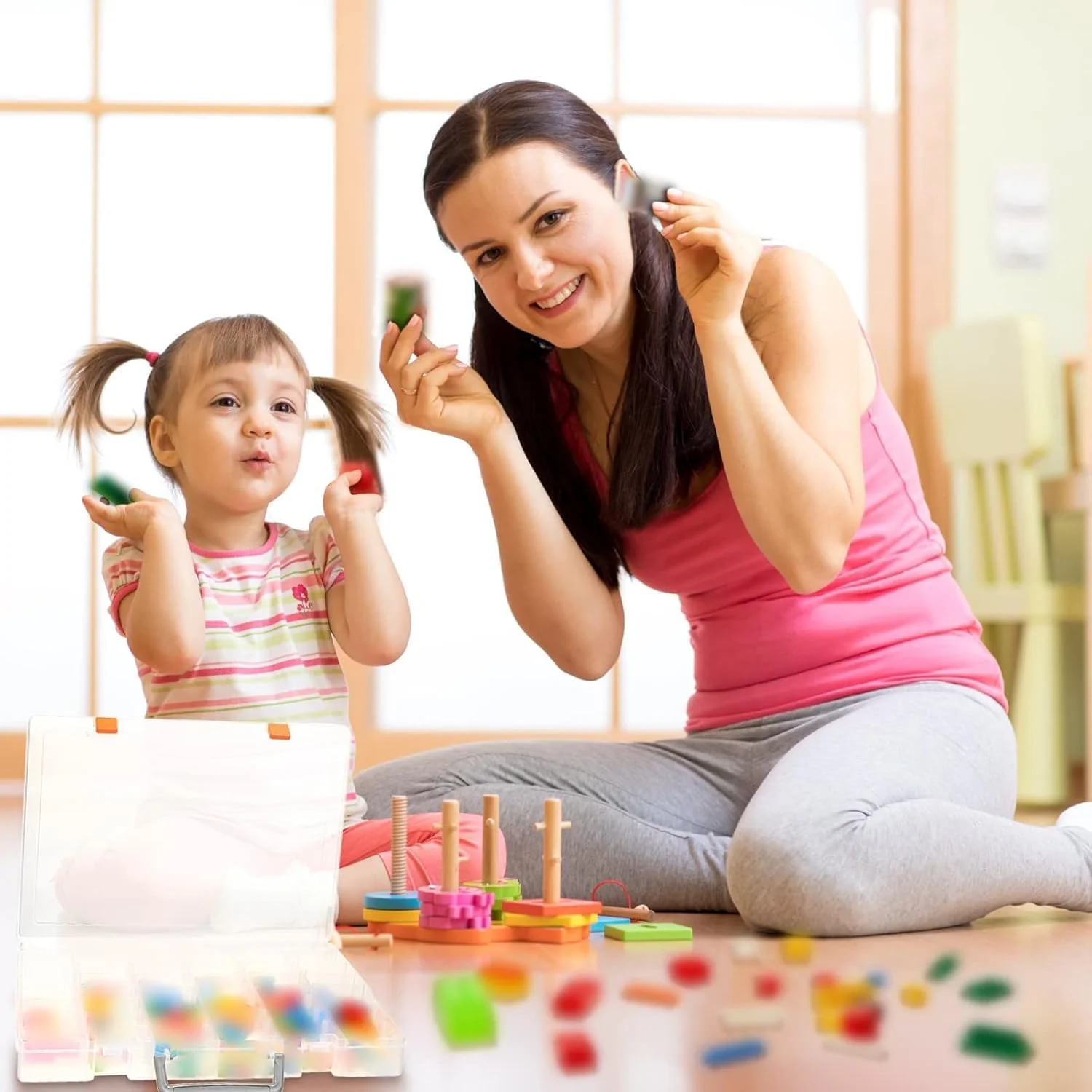 جعبه نظم دهنده پلاستیکی شفاف تزویق، 2 عددی، 48 خانه با جداکننده های قابل تنظیم، جعبه نگهداری پلاستیکی، محفظه قابل تنظیم، مناسب برای مهره، لوازم ناخن، جواهرات، هنر، کاردستی جعبه نظم دهنده پلاستیکی شفاف تزویق، 2 عددی، 48 خانه با جداکننده های قابل تنظیم، جعبه نگهداری پلاستیکی، محفظه قابل تنظیم، مناسب برای مهره، لوازم ناخن، جواهرات، هنر، کاردستی