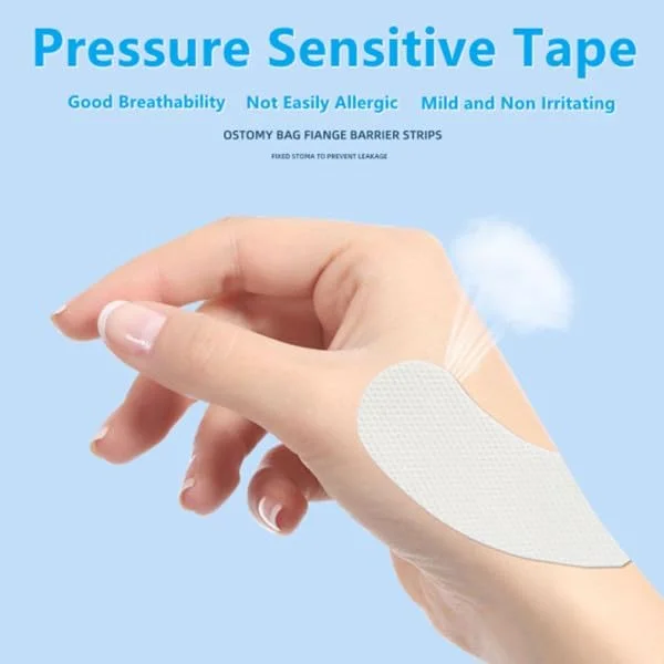 20 عدد نوار محافظ پوست استومی، چسب هیدروکلوئید ضد آب طبی - نوار محافظ استومی چسب پوست برای کیسه های استومی کولوستومی