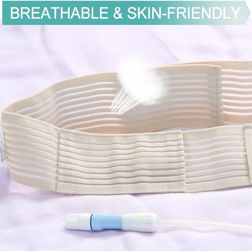 کمربند دیالیز صفاقی تنفسی، نگهدارنده لوله تغذیه G/Peg، پوشش کاتتر PD، تخلیه کیسه، تثبیت شکمی، لوازم پرستاری پزشکی، بزرگ (89-124 سانتی متر)، بژ کمربند دیالیز صفاقی تنفسی، نگهدارنده لوله تغذیه G/Peg، پوشش کاتتر PD، تخلیه کیسه، تثبیت شکمی، لوازم پرستاری پزشکی، بزرگ (89-124 سانتی متر)، بژ