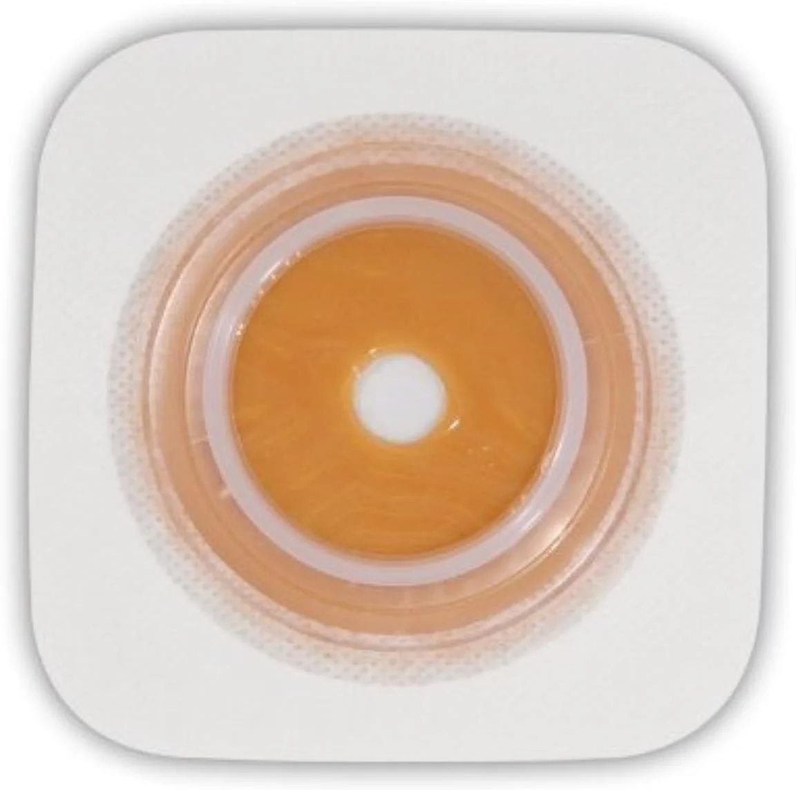 کانواتک 125270 SUR-FIT Natura دو تکه از پیش برش خورده، محافظ پوست انعطاف پذیر Stomahesive با یقه نواری، قهوه ای، فلنج 45 میلی متر (1 3/4 اینچ)؛ دهانه استومی 22 میلی متر (7/8 اینچ)، 10 عدد در جعبه