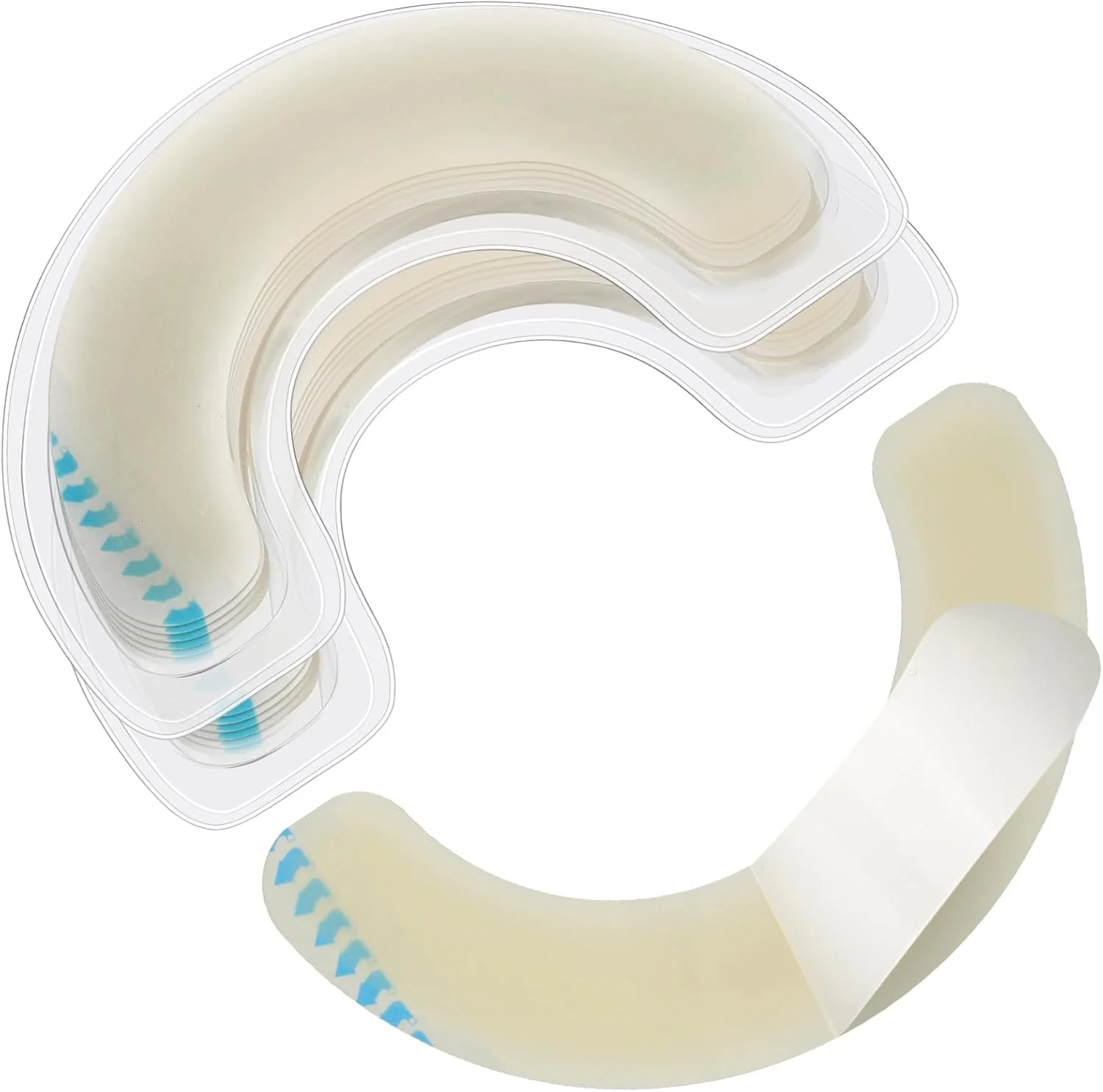 ۲۰ عدد نوار الاستیک محافظ استومی، هیدروکلوئید ضد آب درجه پزشکی، چسب پوستی نوار محافظ استومی برای کیسه های استومی کولوستومی