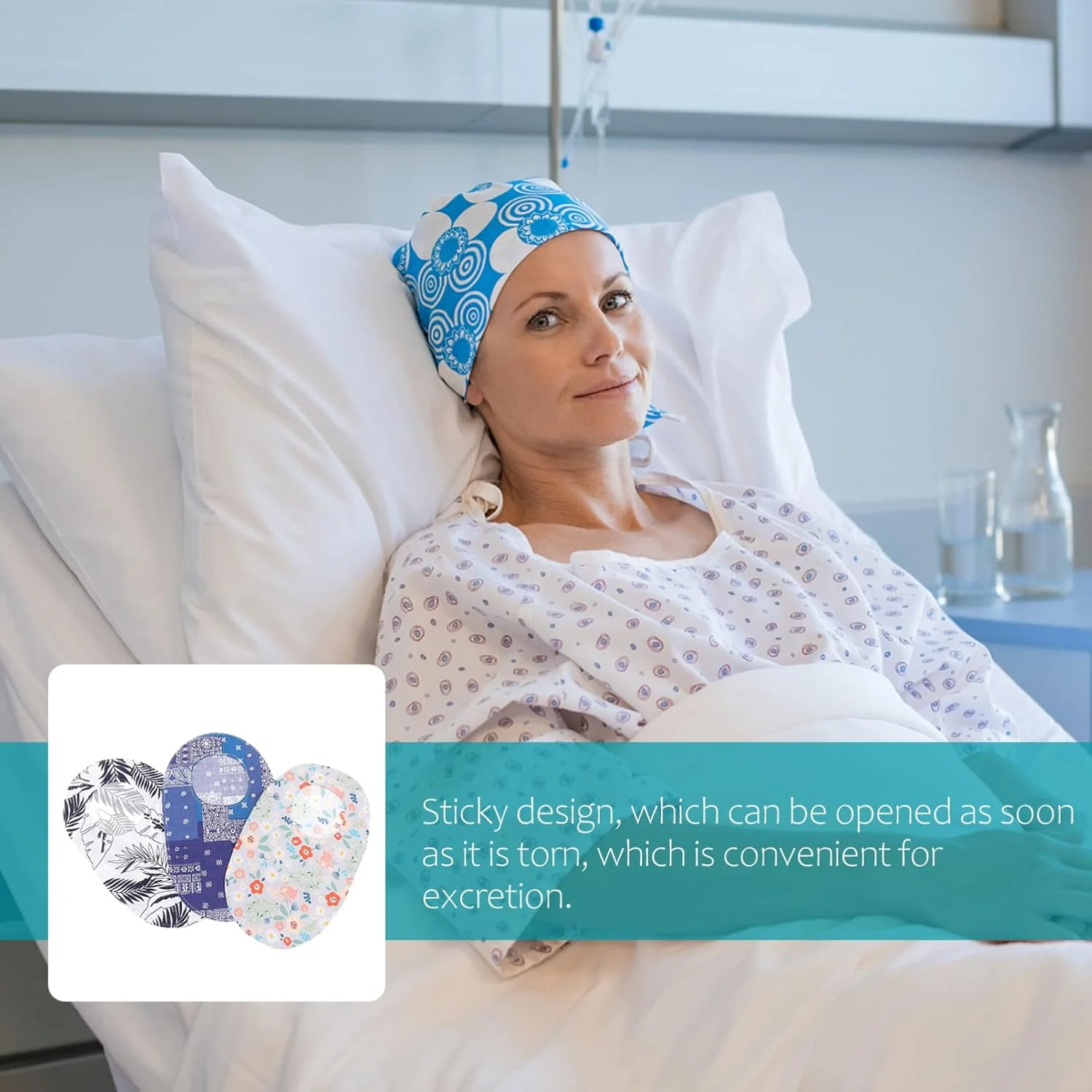 MNDEAN 3 عدد روکش کیسه استومی کشسان، روکش جهانی کیسه کولوستومی، لوازم پزشکی استومی