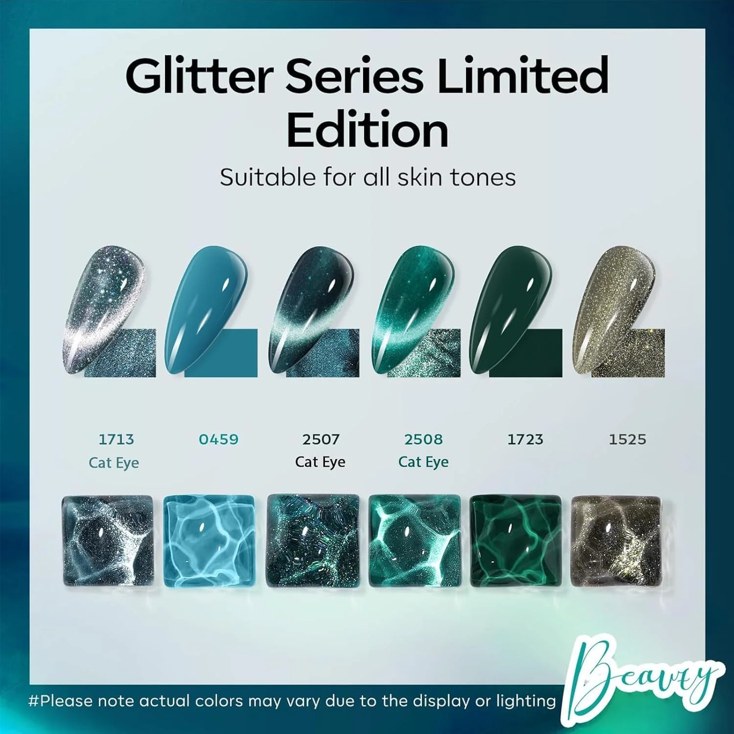 ست لاک ژل مدلونز، مجموعه 6 رنگ آبی سبز، لاک ژل اکلیلی بازتابنده، آبی تیره، لاک ناخن چشم گربه ای 9D بهاری تابستانی با آهنربا، کیت طراحی ناخن LED